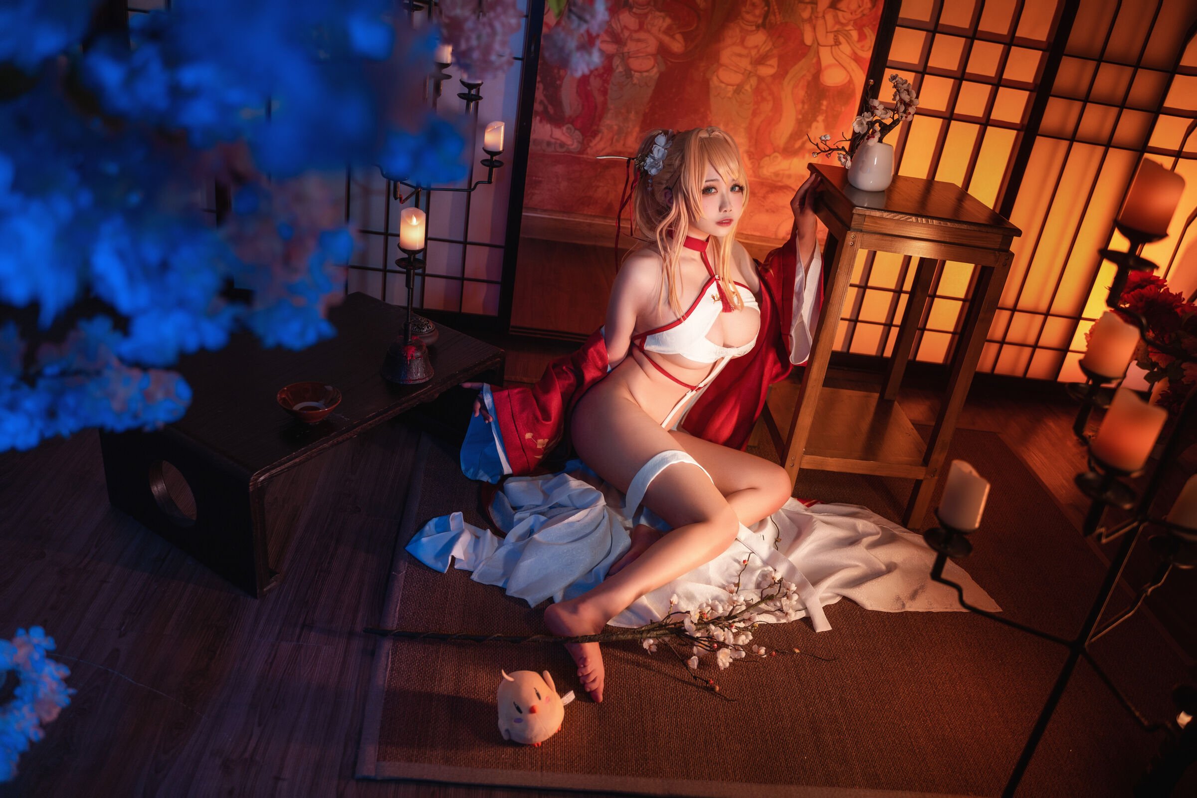 Đọc truyện hentai Tuyển tập Albums siêu phẩm Cosplay - Chap 618 - Sadako Peach - Azur Lane New Year Glory