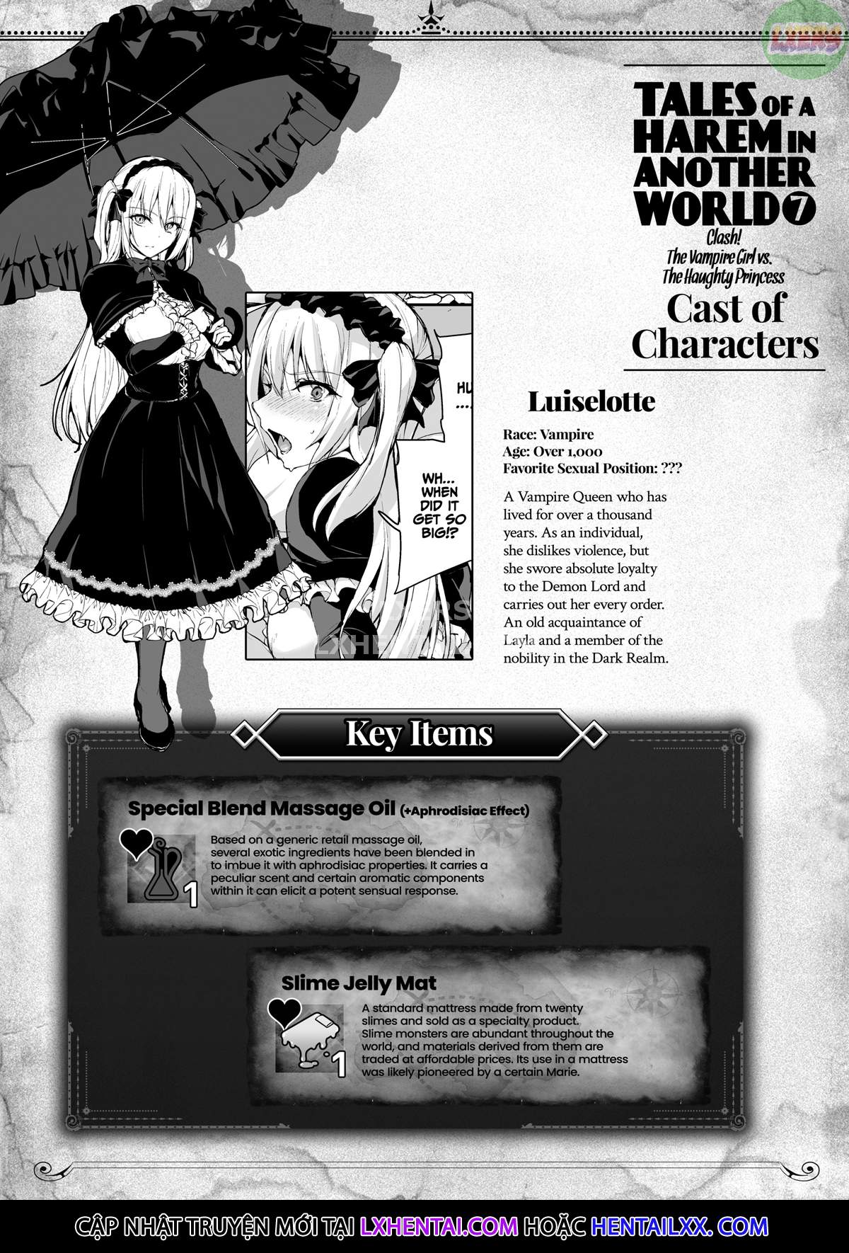 Đọc truyện hentai Tales of a Harem in Another World - Chap 7 - Clash! The Vampire Girl Vs. The Haughty Princess