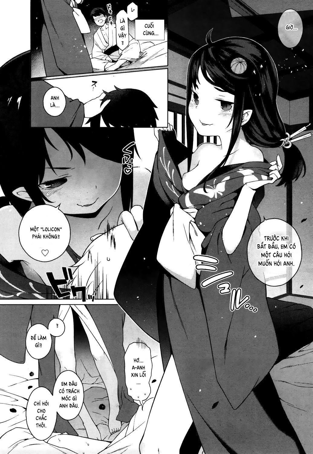 Đọc truyện hentai My First Time at the (Lolibabaa) Red Light District - Oneshot