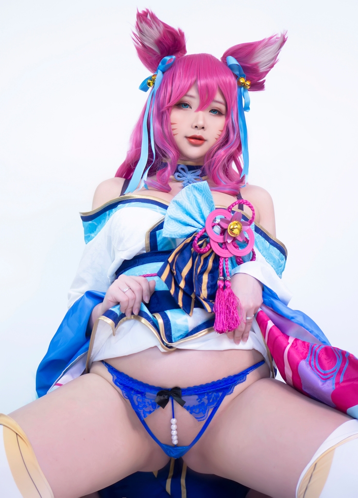 Đọc truyện hentai Tuyển tập Albums siêu phẩm Cosplay - Chap 373 - Hana Bunny – Spirit Blossom Ahri