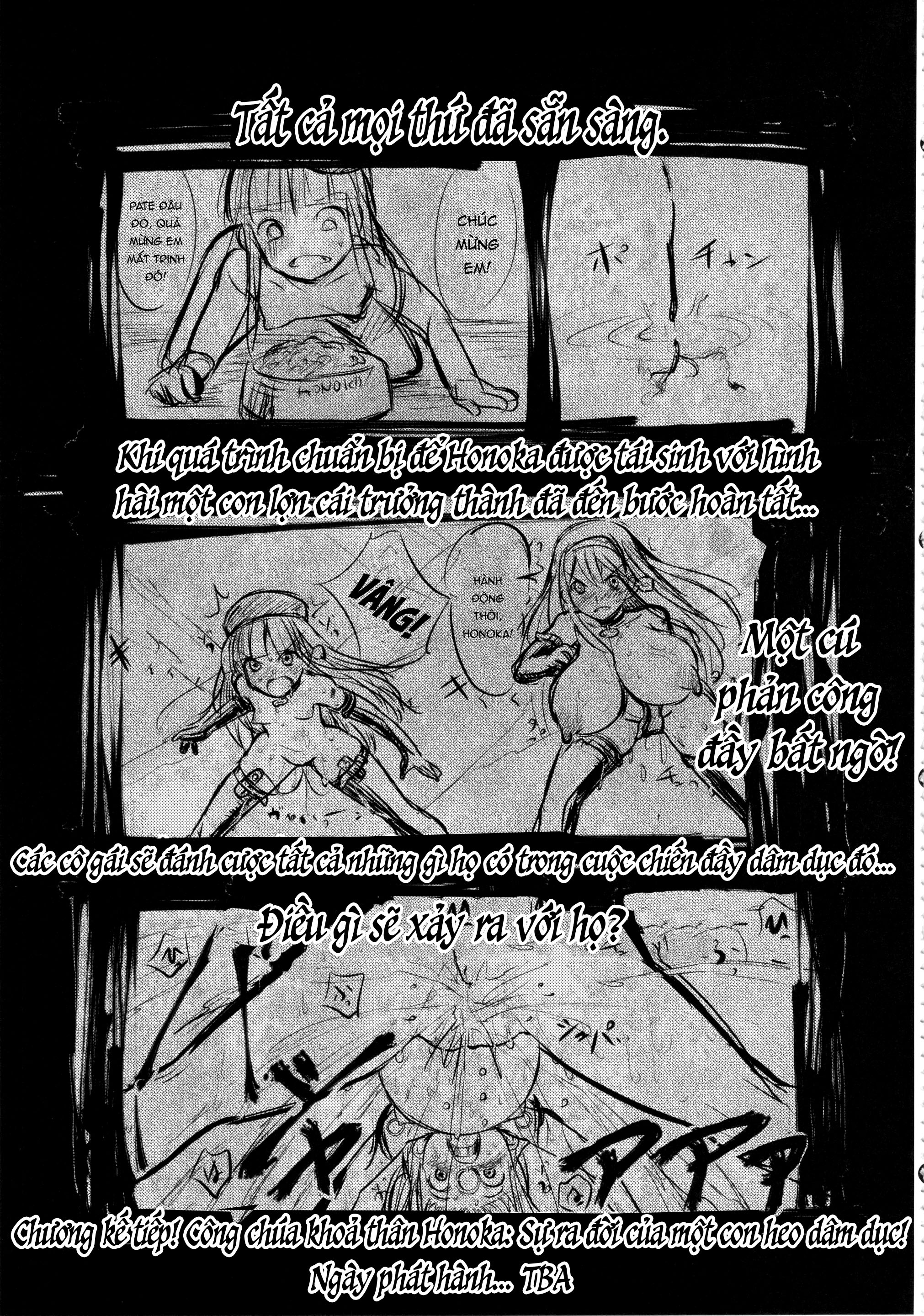 Đọc truyện hentai Công chúa khỏa thân Honoka: Thức tỉnh bằng cơn cực khoái khi giao phối với lợn! - Chap 2 End