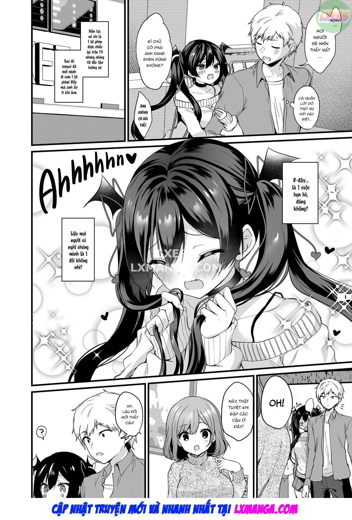 Đọc truyện hentai Succubus' Plan - Chap 4 - Plan D! - Fun In the Ladies Room!