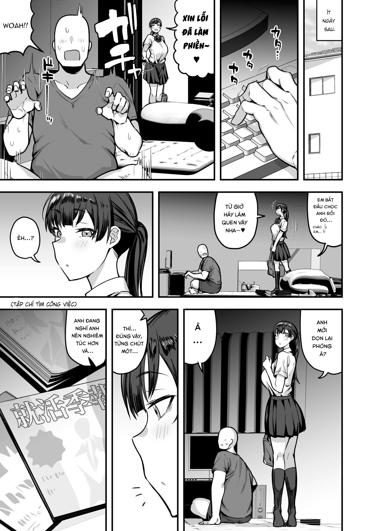Đọc truyện hentai Imouto no Tomodachi ga Dosukebe Taishuu Fechi Sugite, Inkya no Ore to Kikenbi Nakadashi Hamemakuri - Chap 2 End