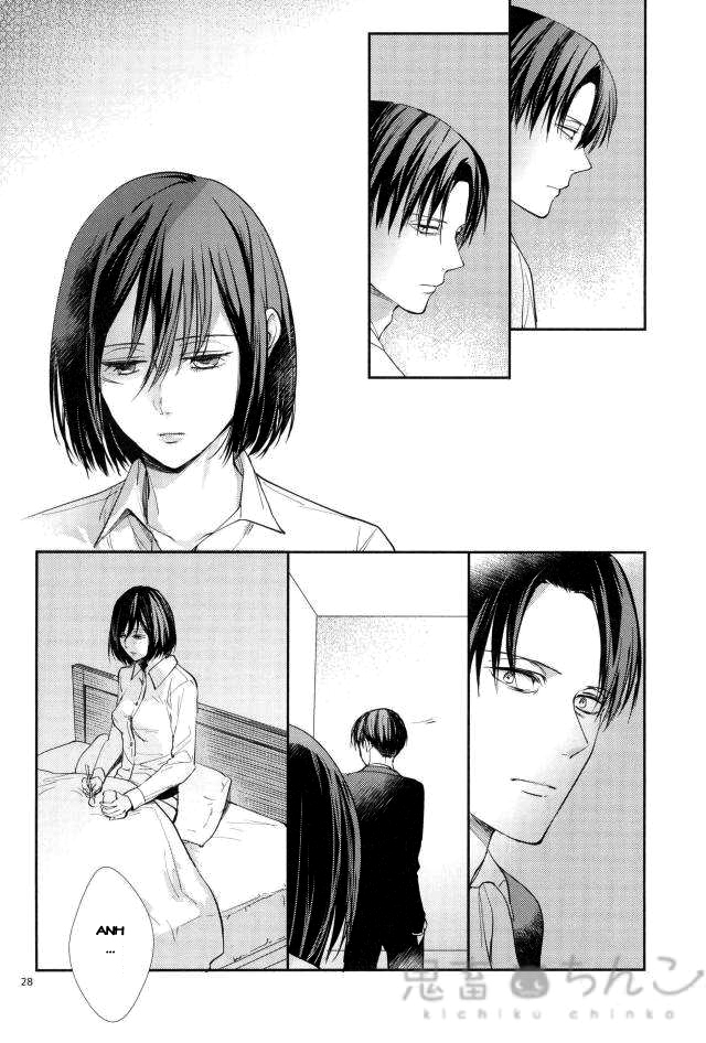 Đọc truyện hentai Ánh sáng phía bên kia (Shingeki no Kyojin) - Oneshot