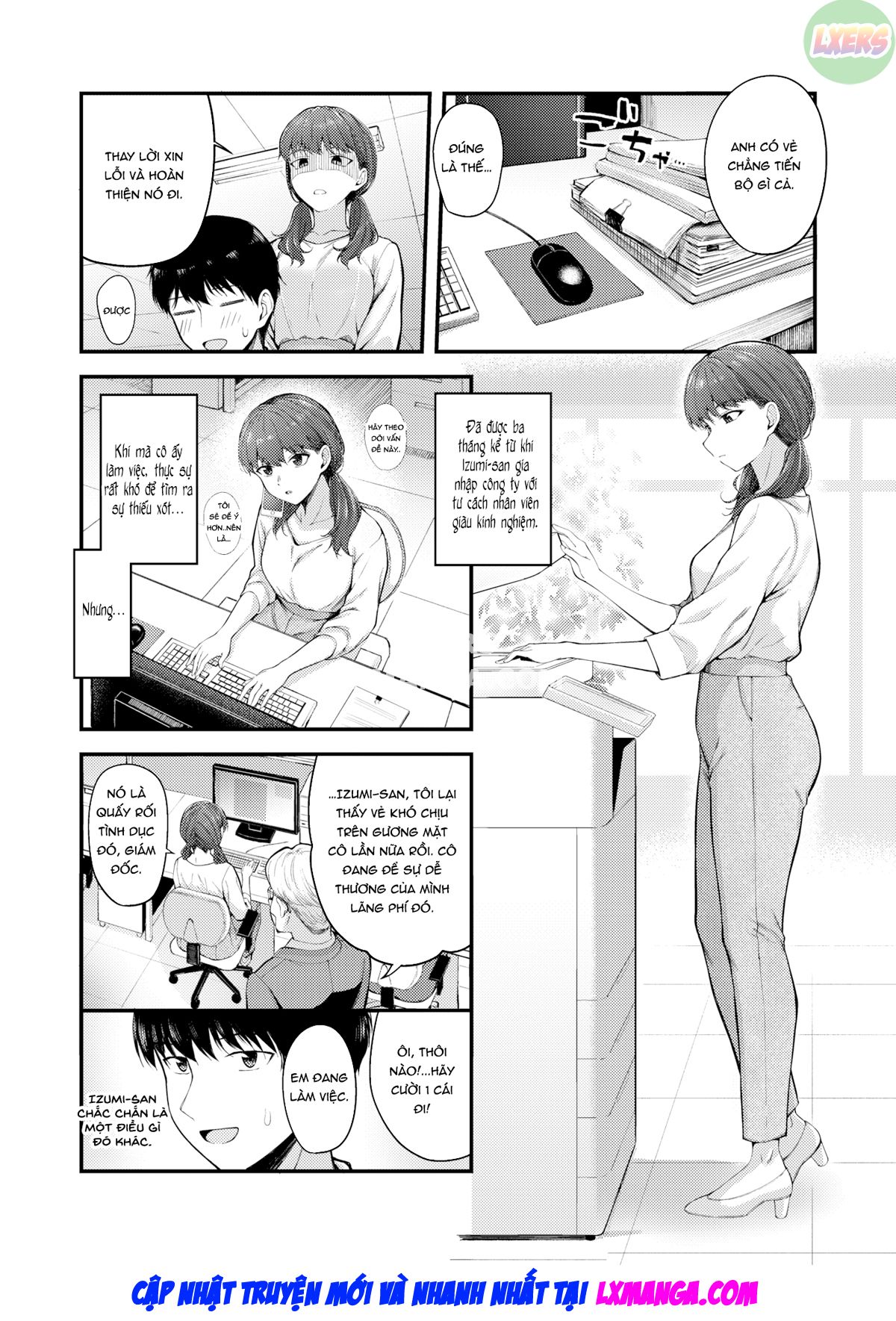 Đọc truyện hentai Quý cô văn phòng với tình yêu mọc sừng - Oneshot
