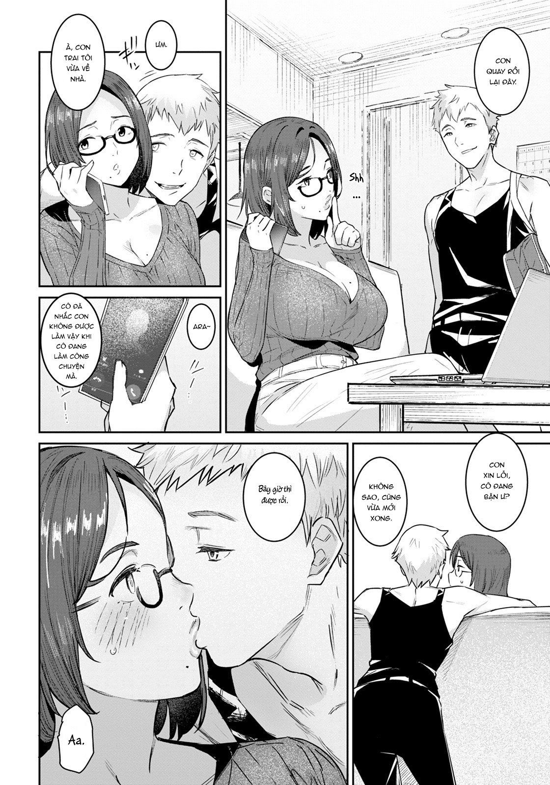 Đọc truyện hentai Tomodachi no Mama to Issho - Oneshot