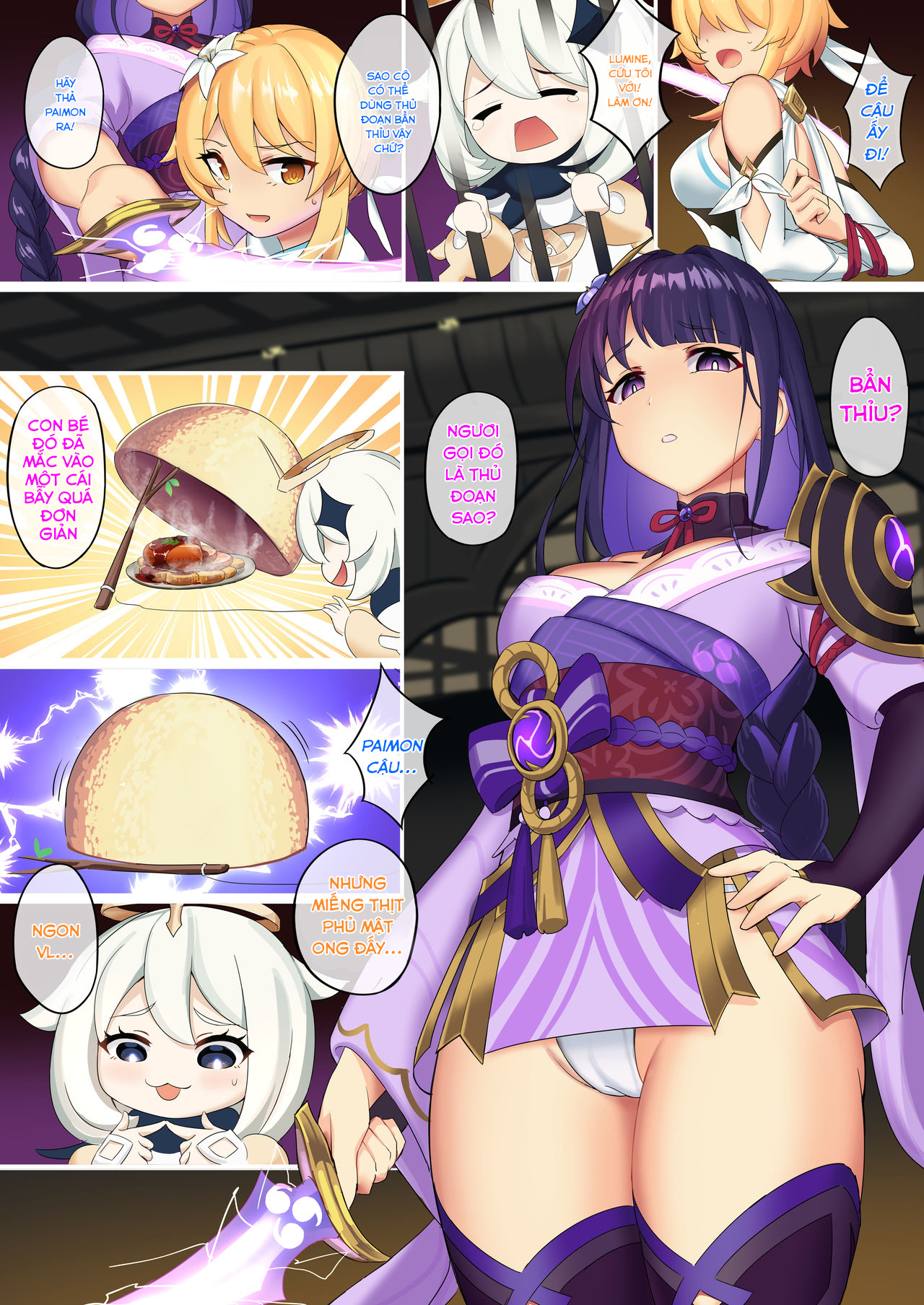 Đọc truyện hentai Lumine x Raiden Shogun - Có thoại