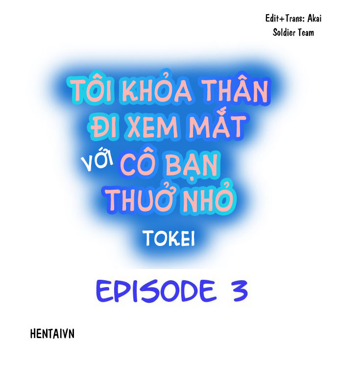 Đọc truyện hentai Tôi khỏa thân đi xem mắt với cô bạn thuở nhỏ - Chapter 3