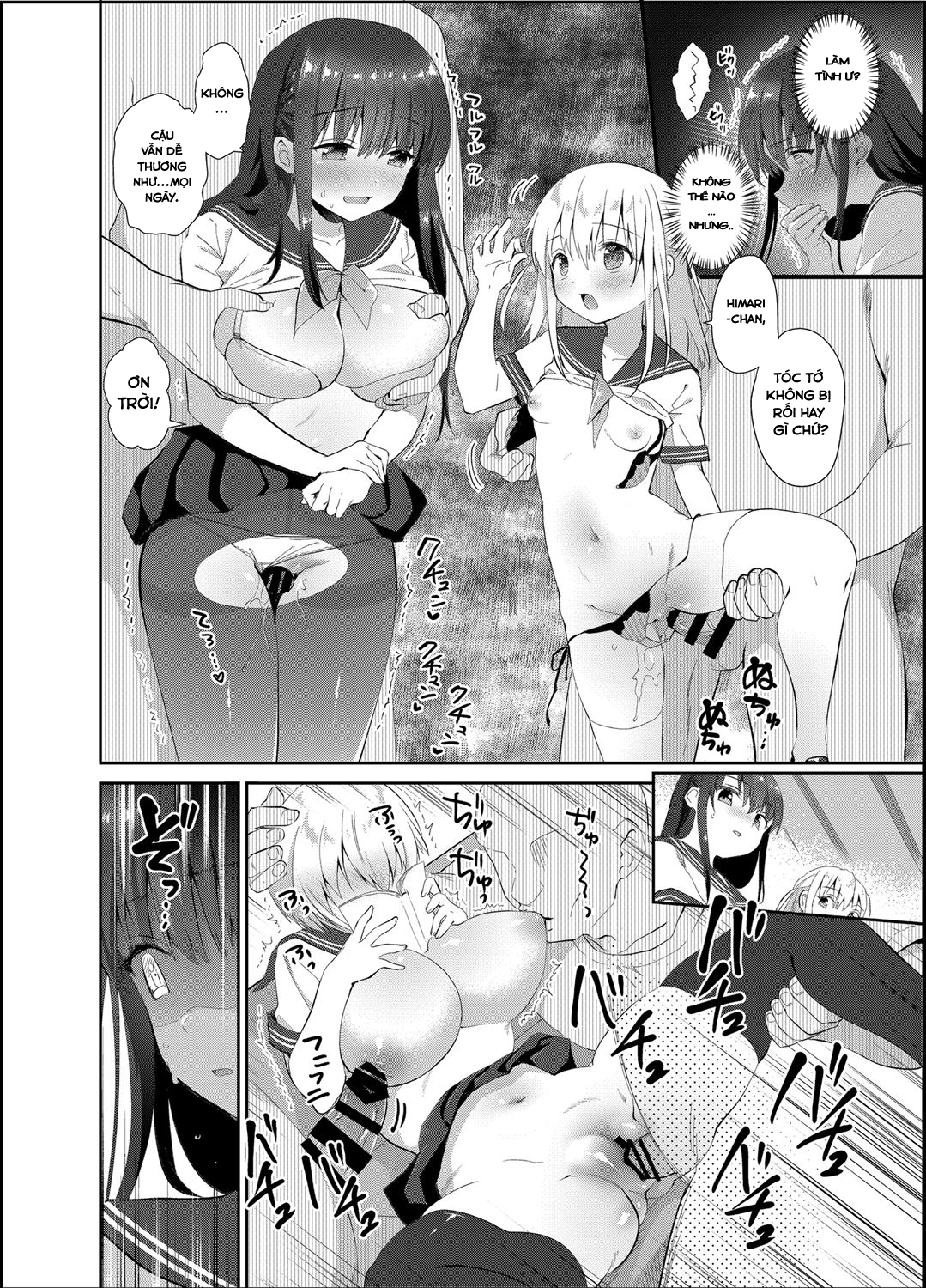 Đọc truyện hentai Chikan no Sonzai Shinai Subarashii Sekai - Oneshot