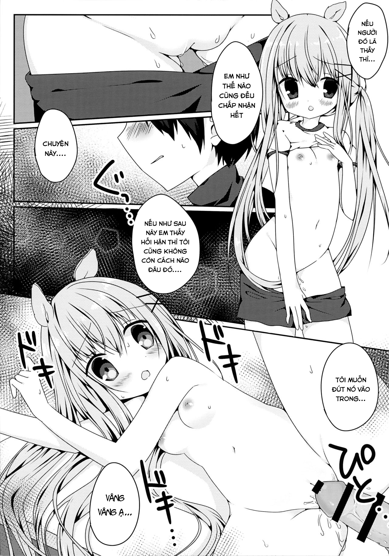 Đọc truyện hentai Mimi-chan no Mero x2 Keikaku - Oneshot