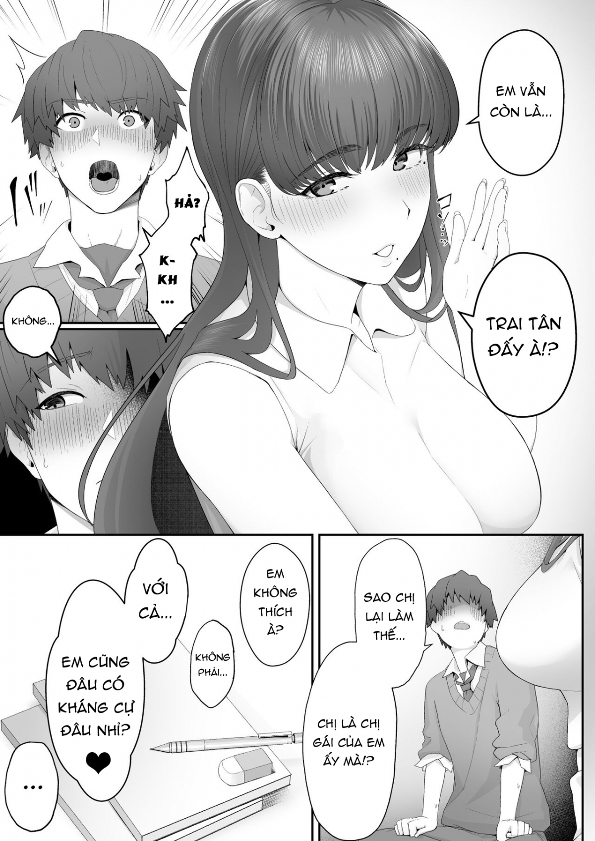 Đọc truyện hentai Kanojo no Onee-san ni Otosareru - Oneshot
