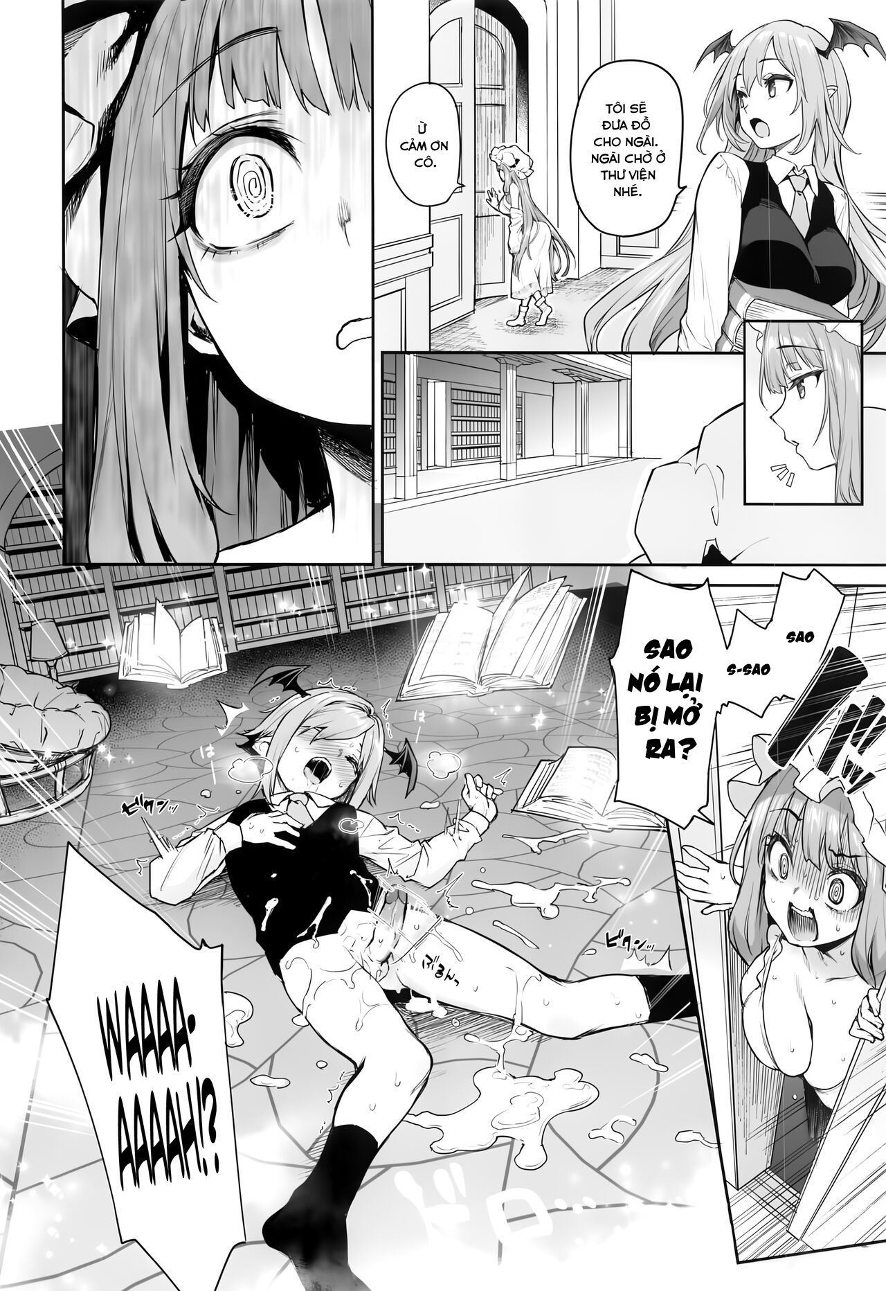 Đọc truyện hentai Patchouli-sama to Himitsu no Heya - oneshot