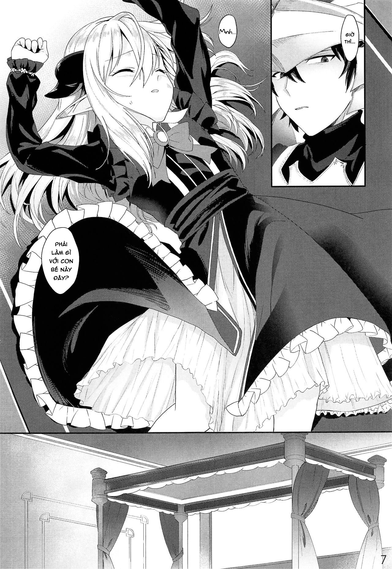 Đọc truyện hentai Yuusha no Dorei Inmon ga Maou no Musume o Youshanaku Osou! - Oneshot