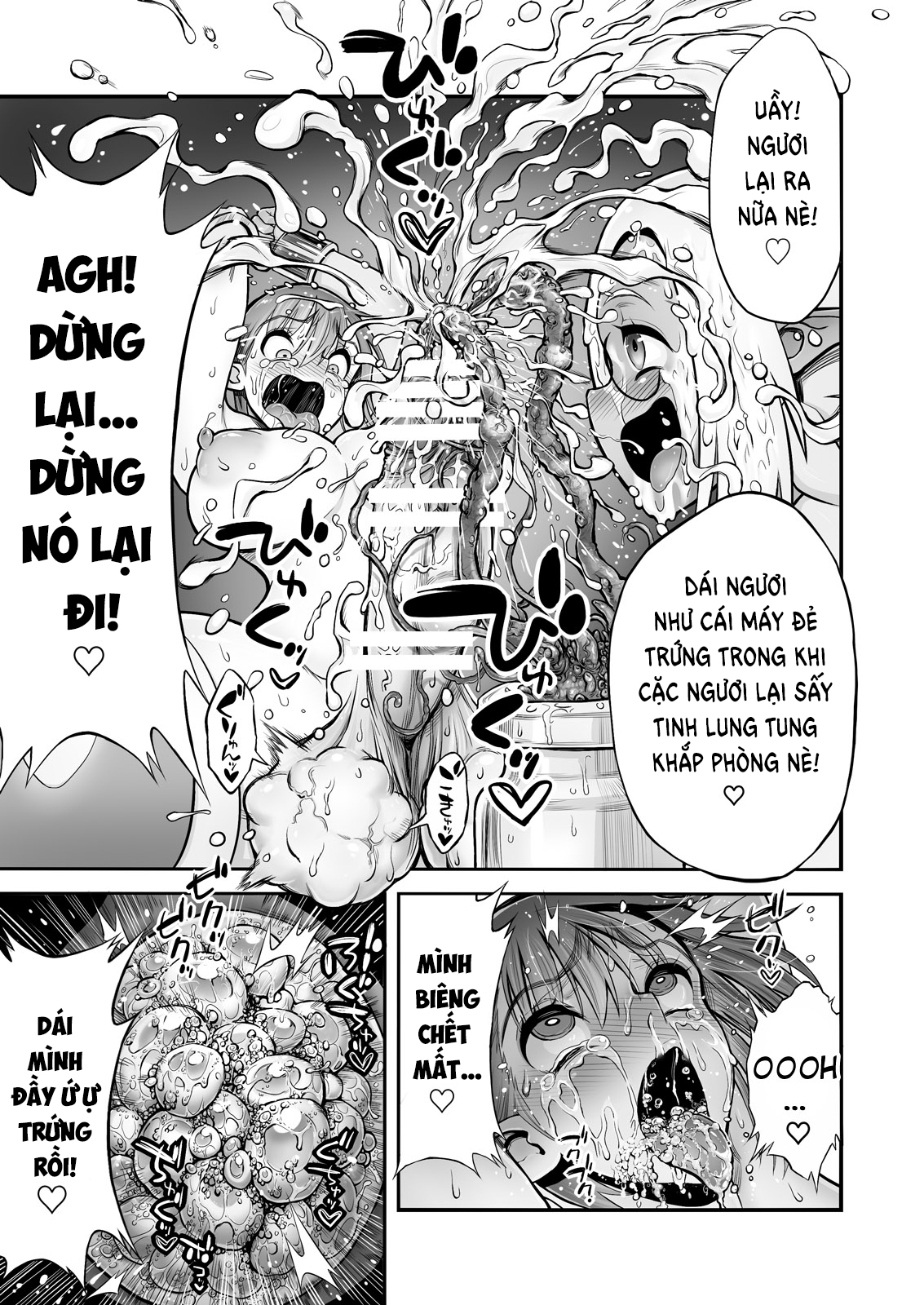 Đọc truyện hentai Futanari Chinpo ni Shokushu Sanran - Oneshot