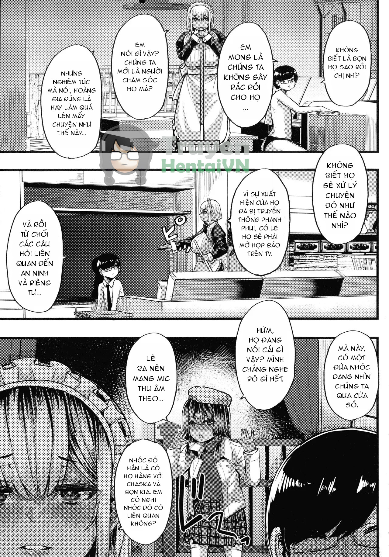 Đọc truyện hentai Kasshoku Hime to Himitsu no Keiyaku - Chap 3