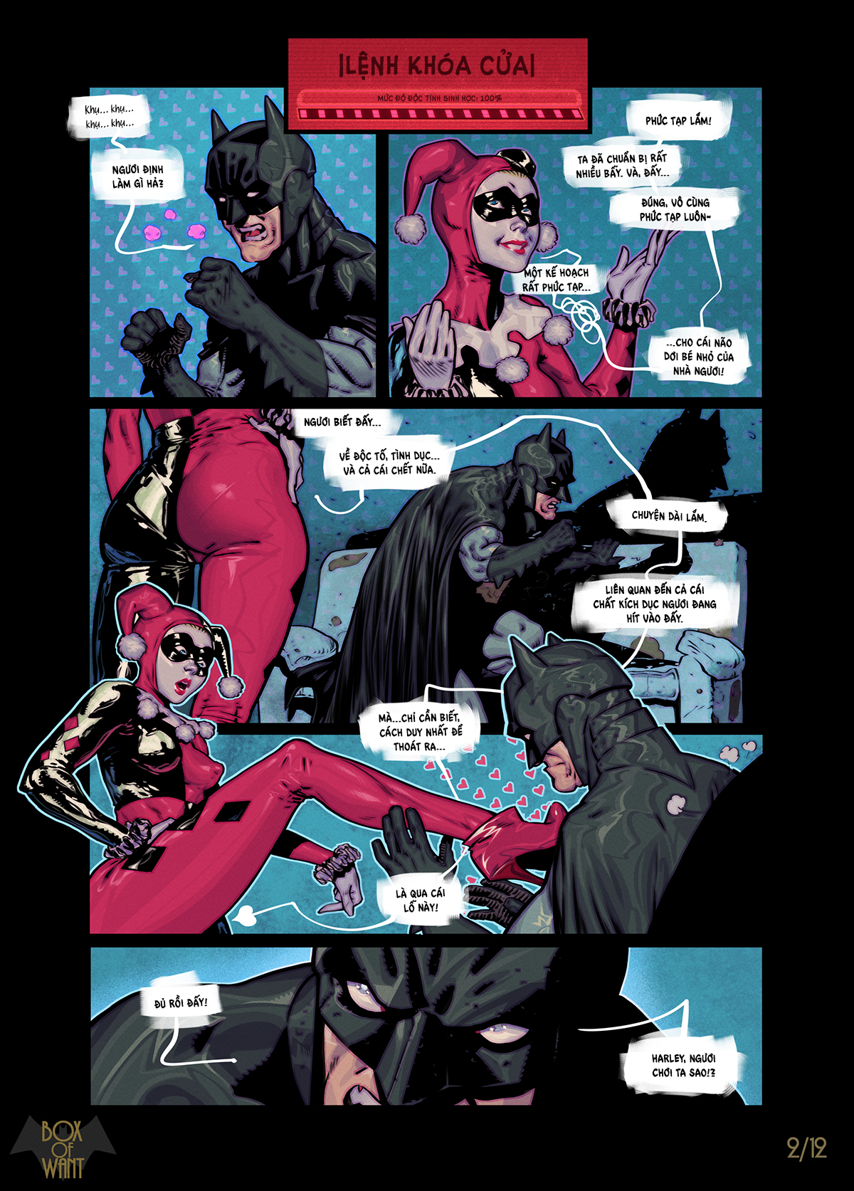 Đọc truyện hentai Cạm bẫy chết người của Harley Quinn - Siêu phẩm Comic