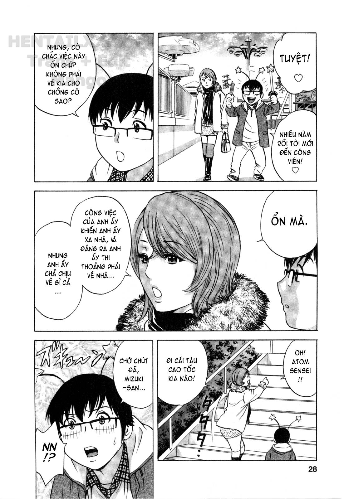 Đọc truyện hentai Life With Married Women Just Like A Manga - Chap 21