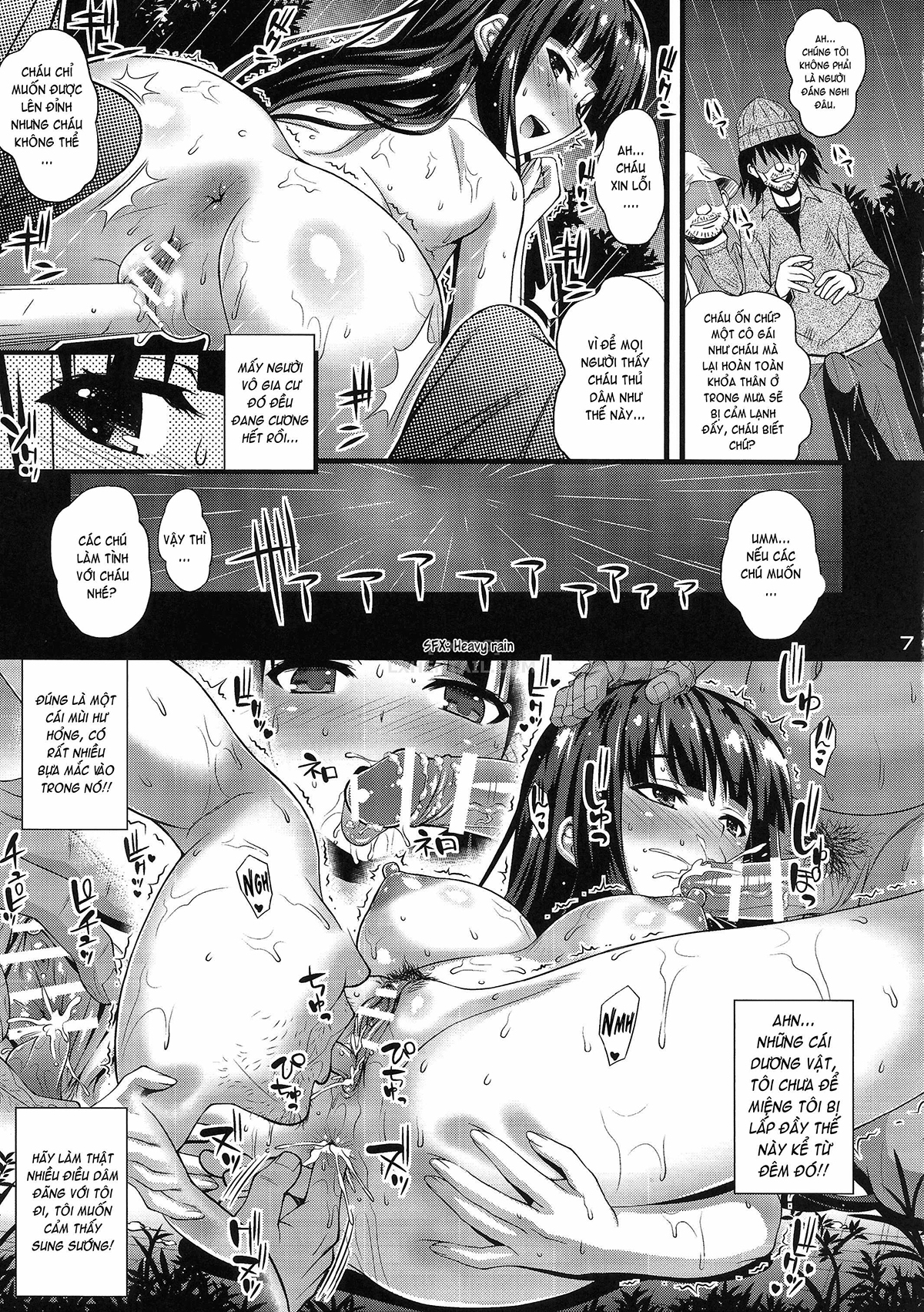 Đọc truyện hentai Niku Miko No Utage - Chap 2 ~Nure Ochi No Nie~