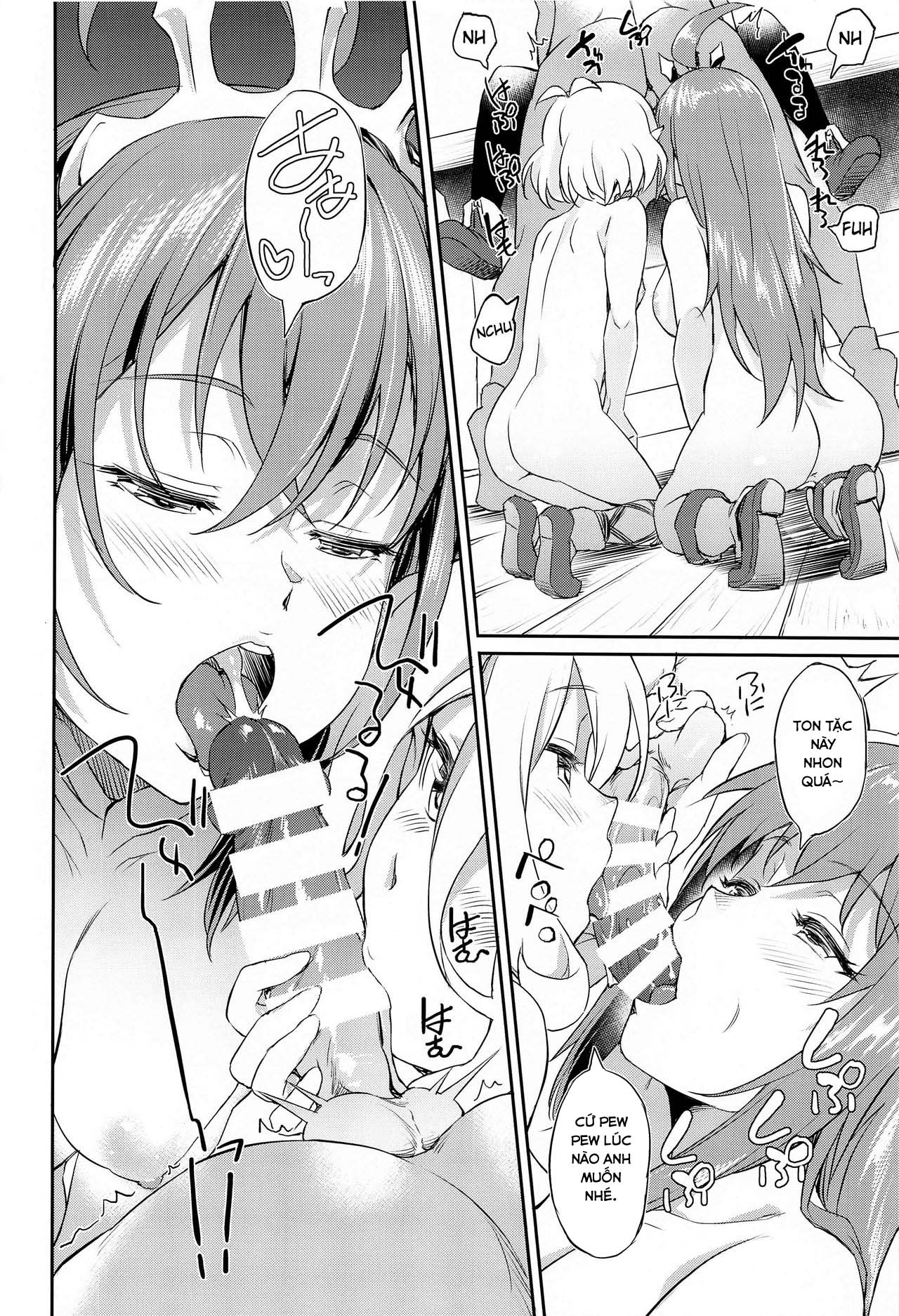 Đọc truyện hentai Nakayoshi Bishokuden - Oneshot