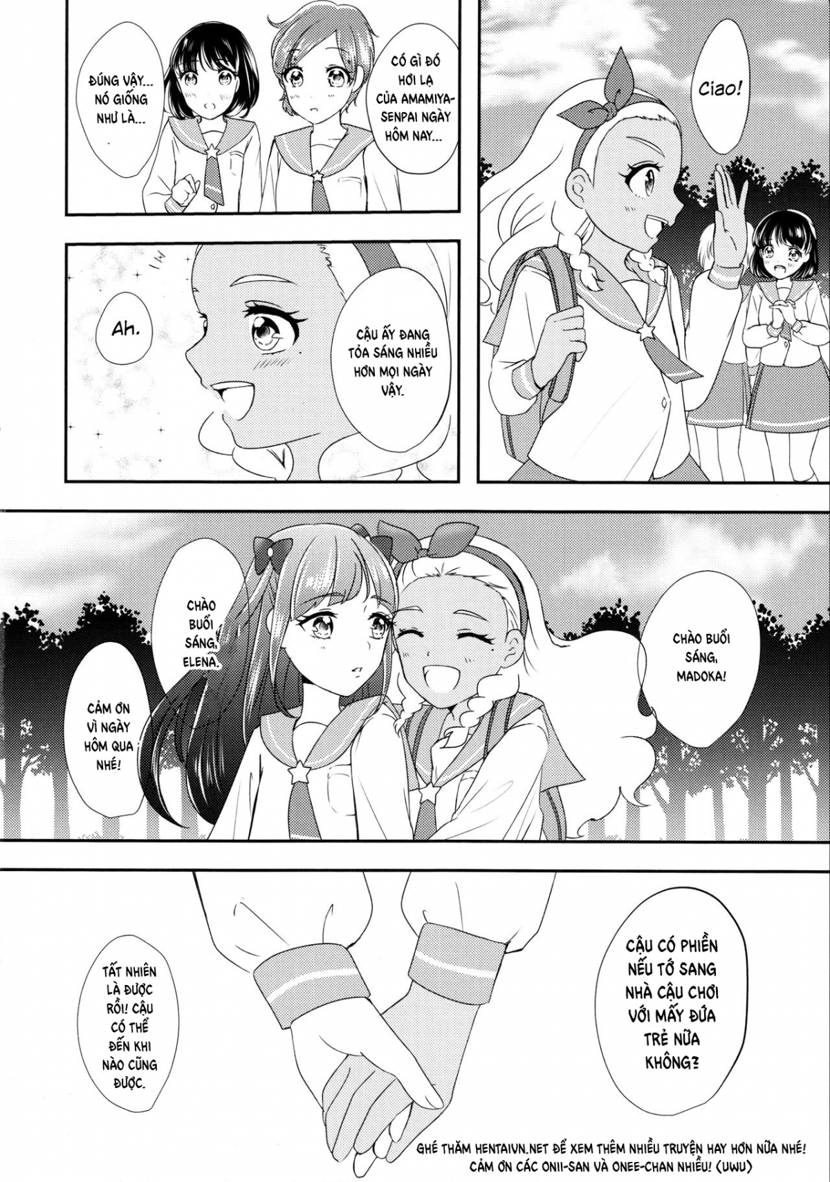 Đọc truyện hentai Tớ sẽ vượt qua cậu (Star Twinkle PreCure) - Oneshot