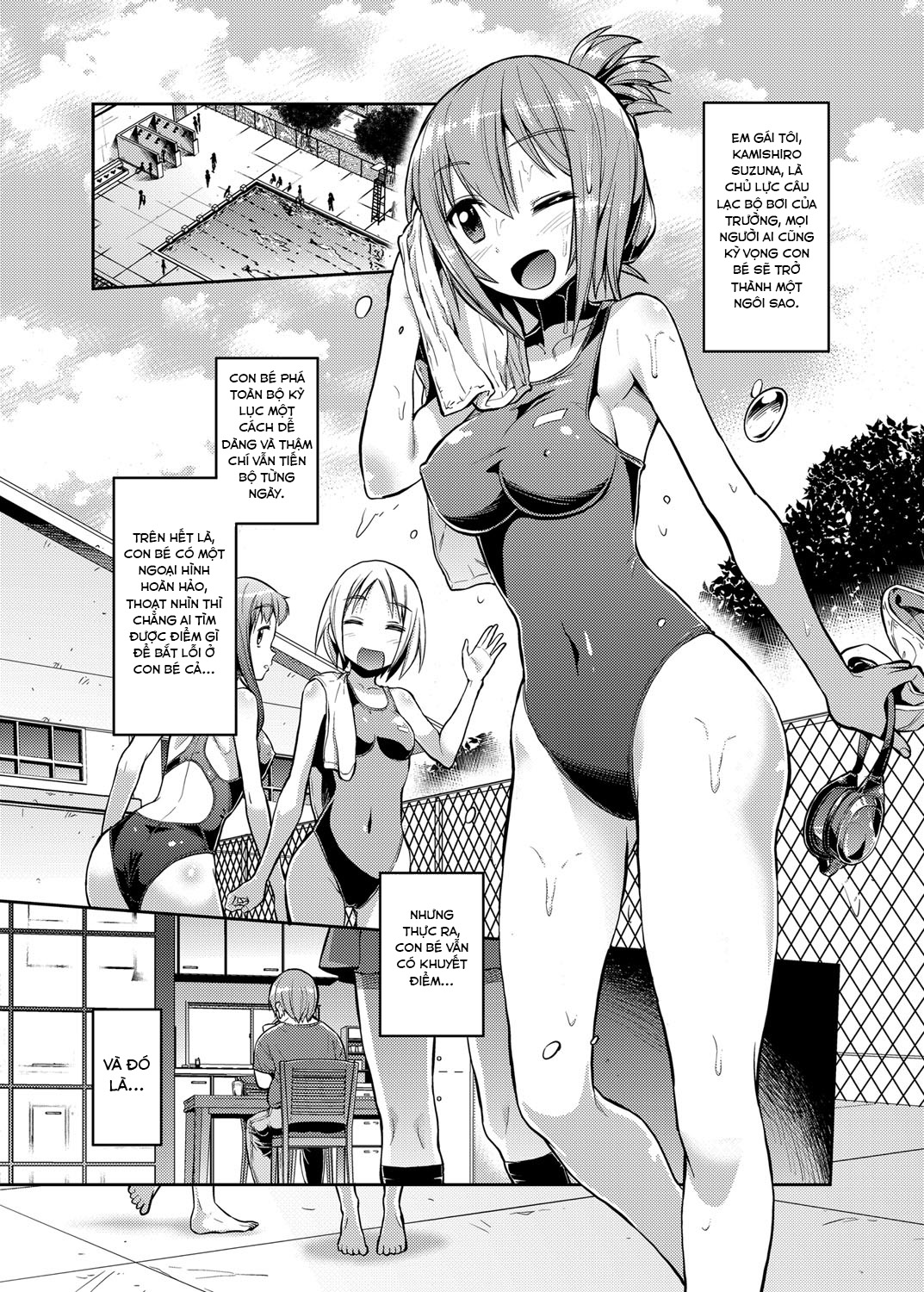 Đọc truyện hentai Imouto x Swimming! - Oneshot