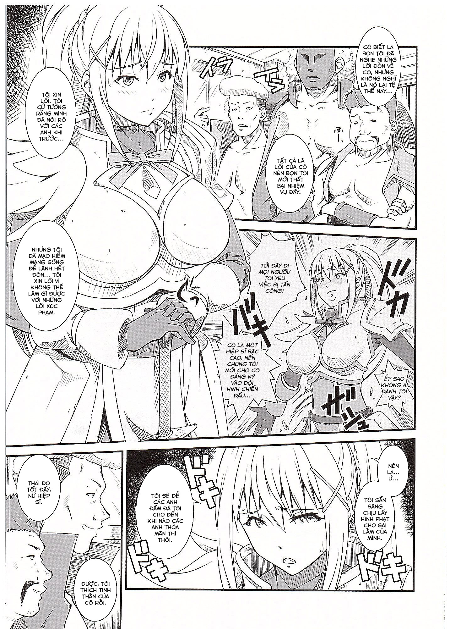 Đọc truyện hentai Nữ hiệp sĩ máu M - Oneshot