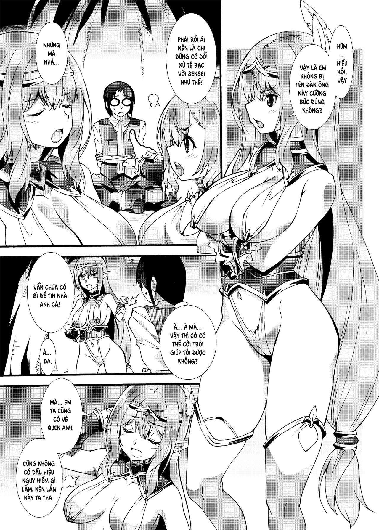 Đọc truyện hentai Sukebe Elf Tanbouki 2 - Oneshot