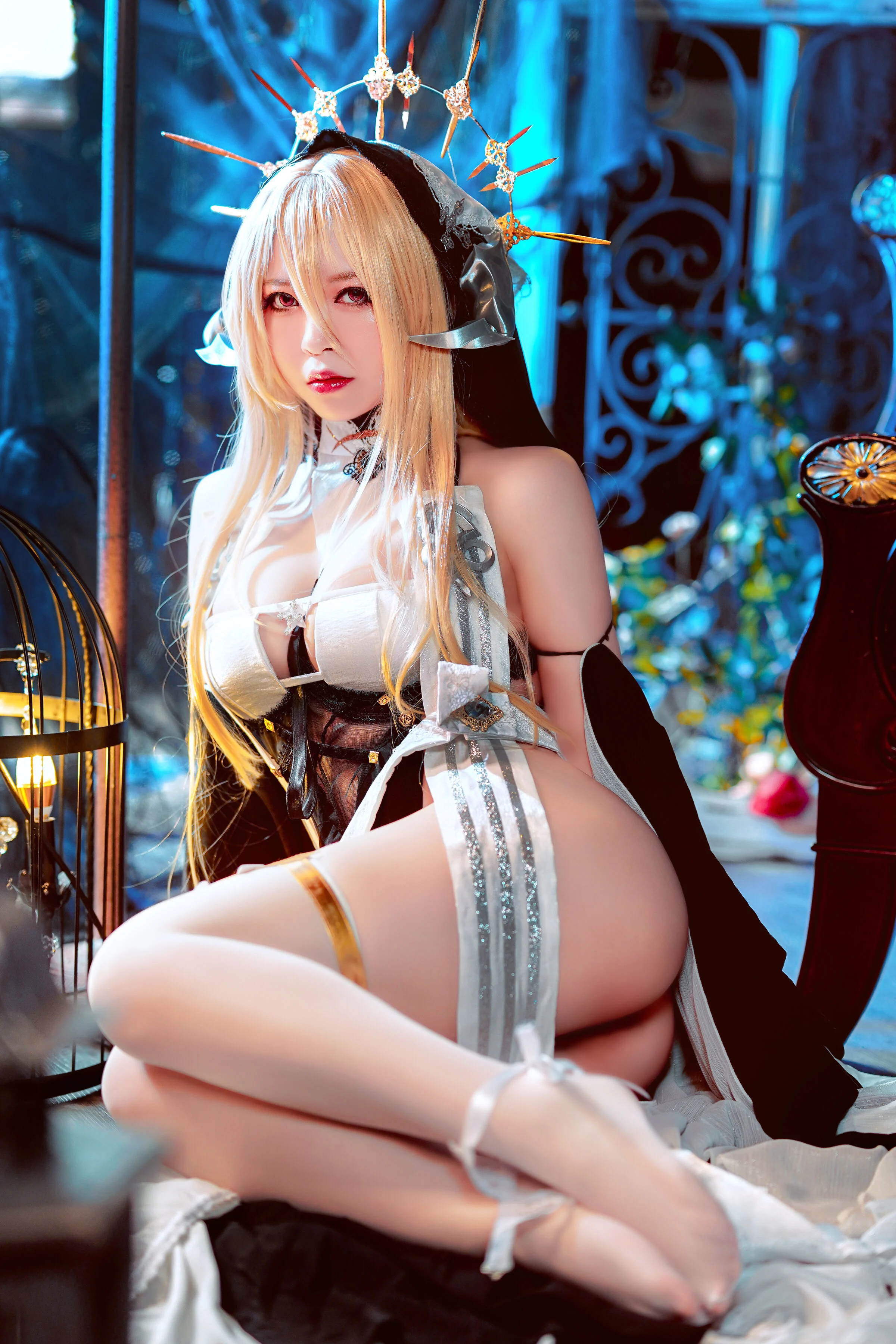 Đọc truyện hentai Tuyển tập Albums siêu phẩm Cosplay - Chap 287 - Half-Half-Child Implacable Nun