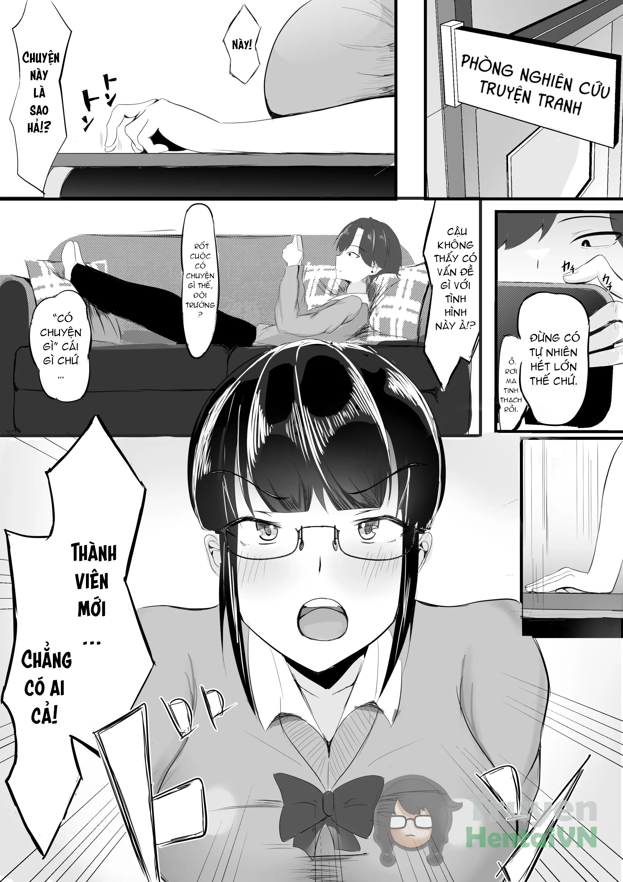 Đọc truyện hentai Yokoso! Manko Kenkyubu! - Oneshot