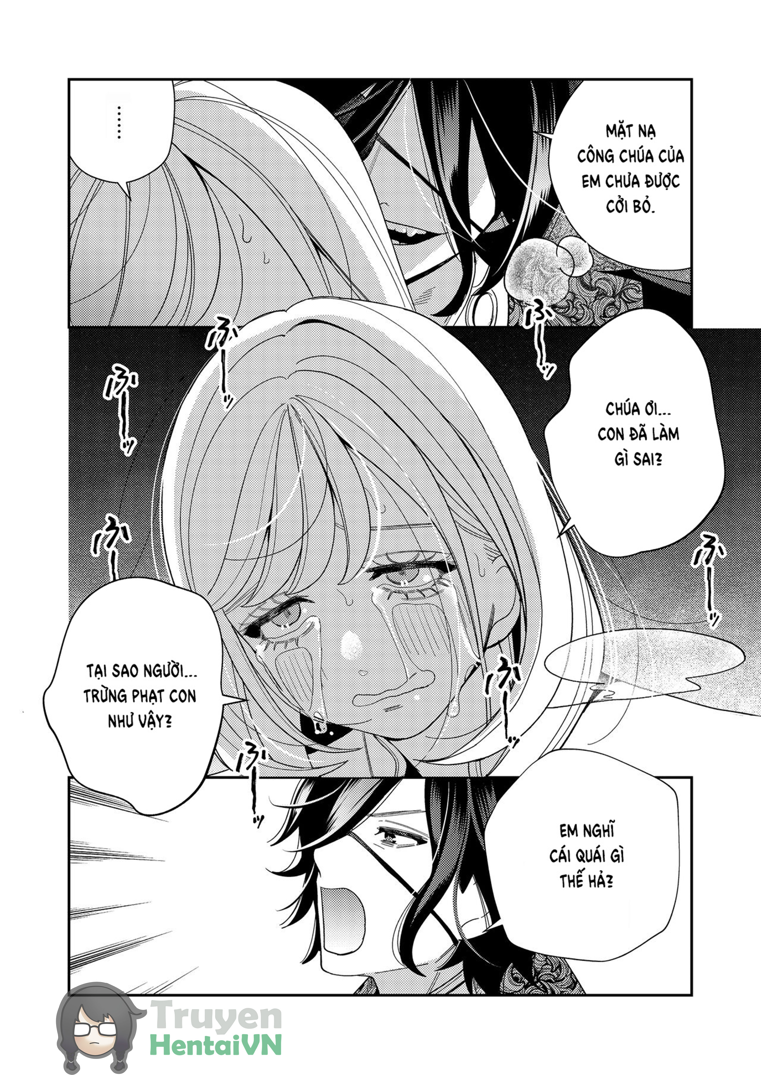 Đọc truyện hentai Seijo wa Tekikoku no Ou ni Otosareru - Oneshot