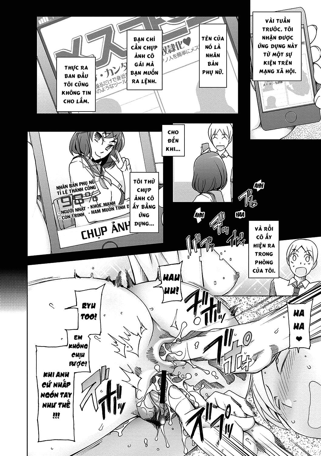 Đọc truyện hentai Ứng Dụng Nhân Bản Phụ Nữ - Chap 1