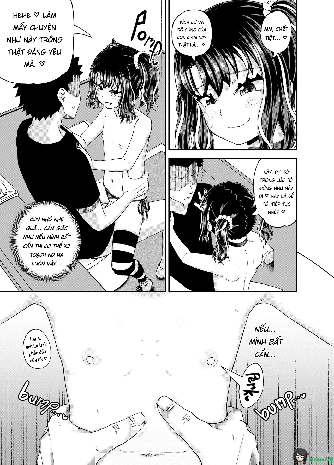 Đọc truyện hentai Uwa, Mesugaki Tsuyoi! | Crap, This Mesugaki's Too Powerful! - Oneshot