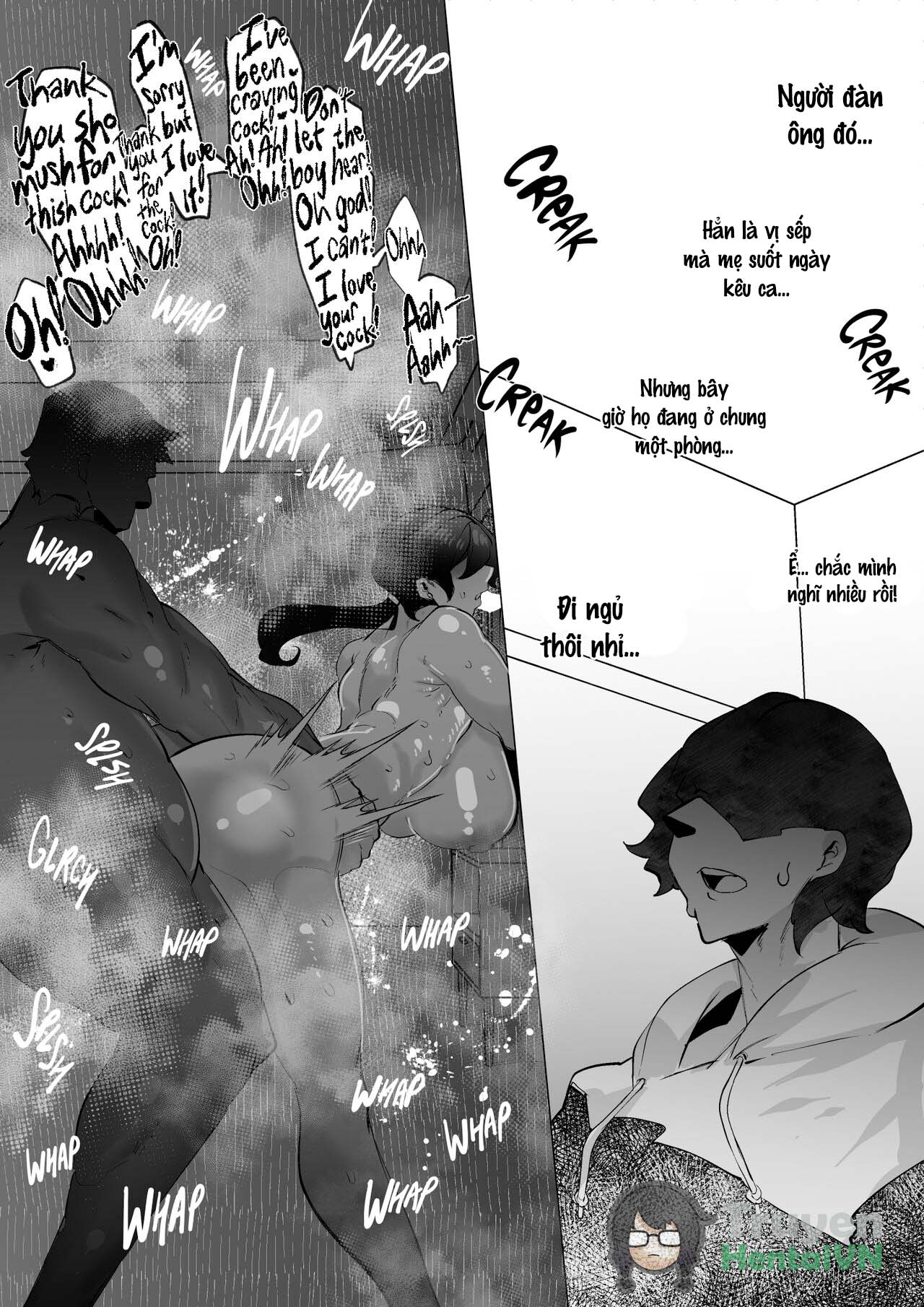 Đọc truyện hentai Người mẹ góa phụ này nào cũng bị sếp phạt - Oneshot