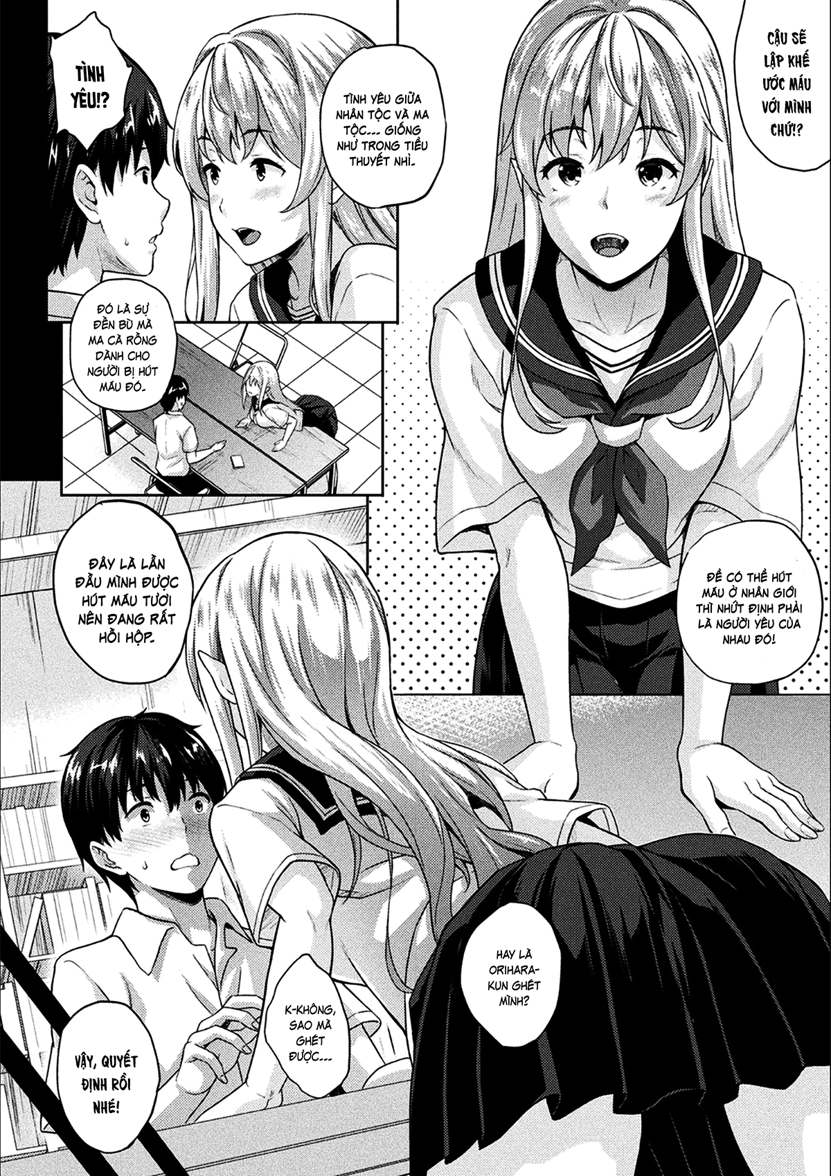 Đọc truyện hentai Người tôi yêu là ma cà rồng!? - Ch. 2