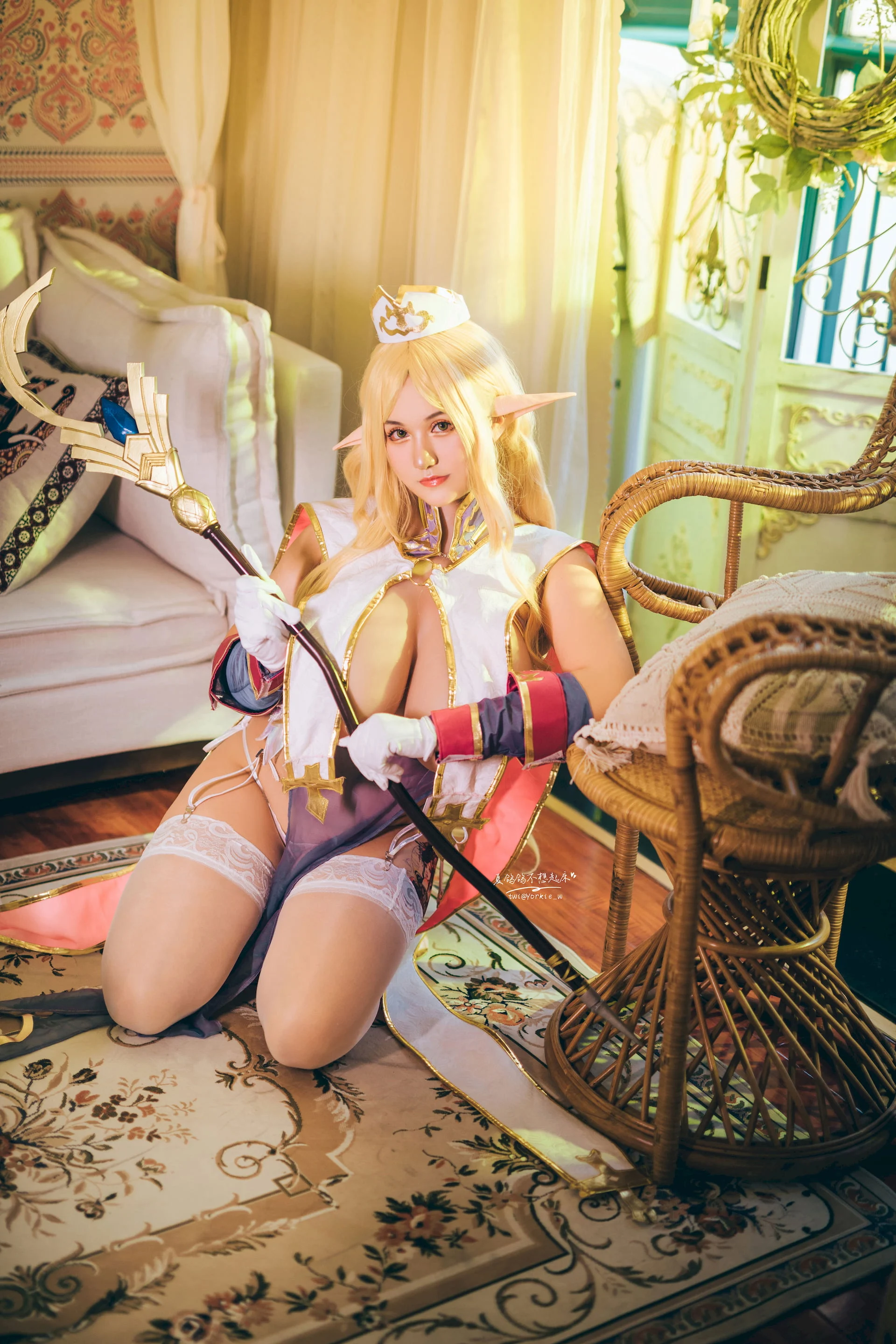 Đọc truyện hentai Tuyển tập Albums siêu phẩm Cosplay - Chap 713 - Summer Pigeon - Priscilla in Elf Village