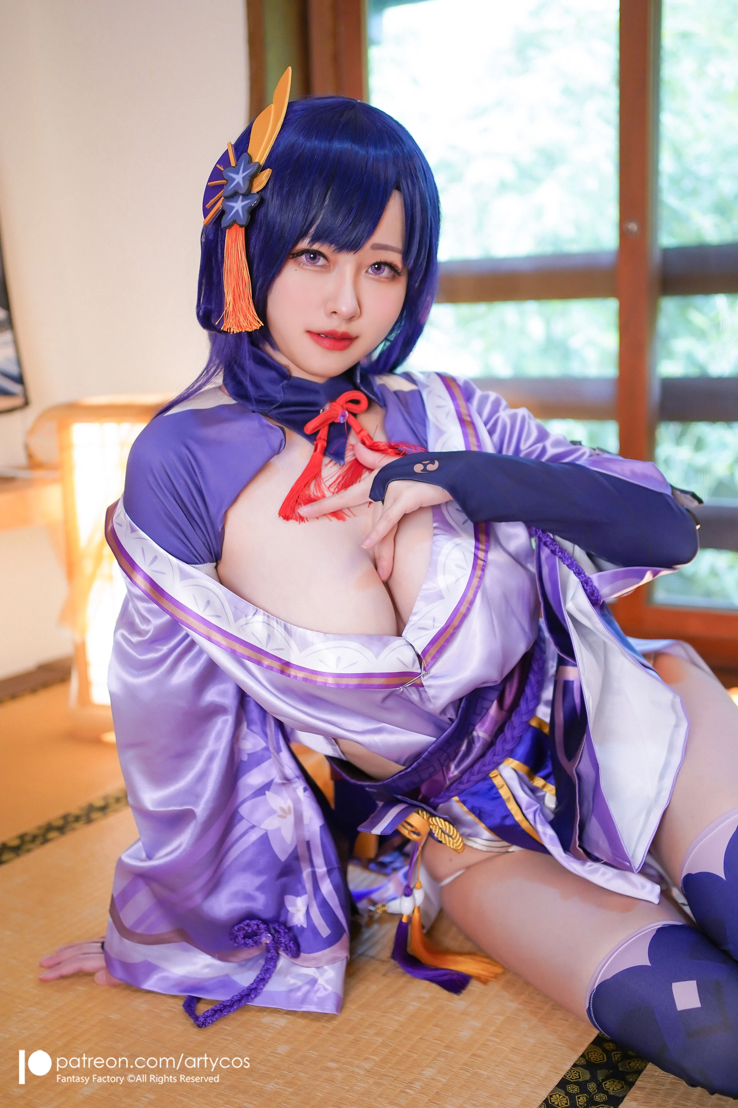 Đọc truyện hentai Tuyển tập Albums siêu phẩm Cosplay - Chap 296 - Arty Huang - Genshin Raiden Ei