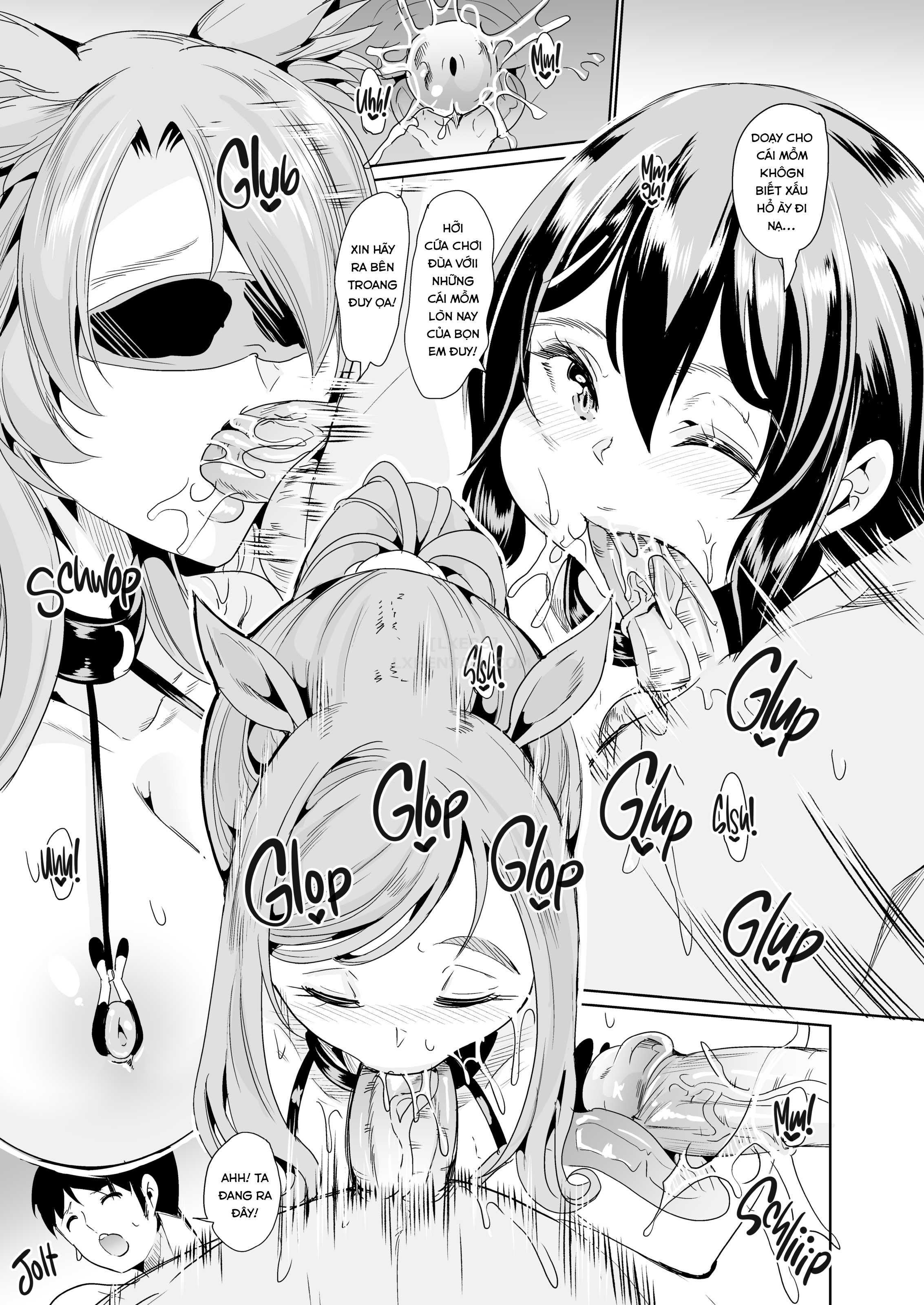 Đọc truyện hentai My Harem in Another World Collection - Chap 8 - Pussy Carousel - 15-girl Sexual Theme Park