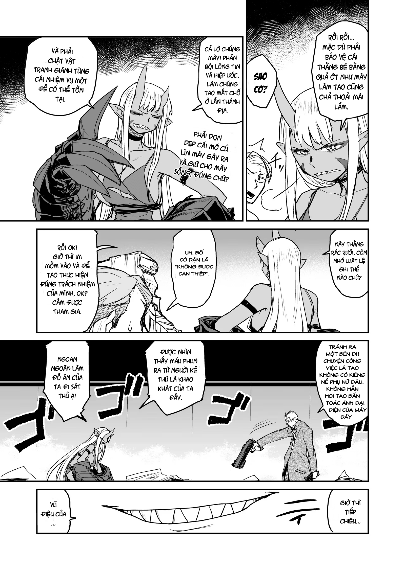 Đọc truyện hentai Ogre gun smoke - Oneshot