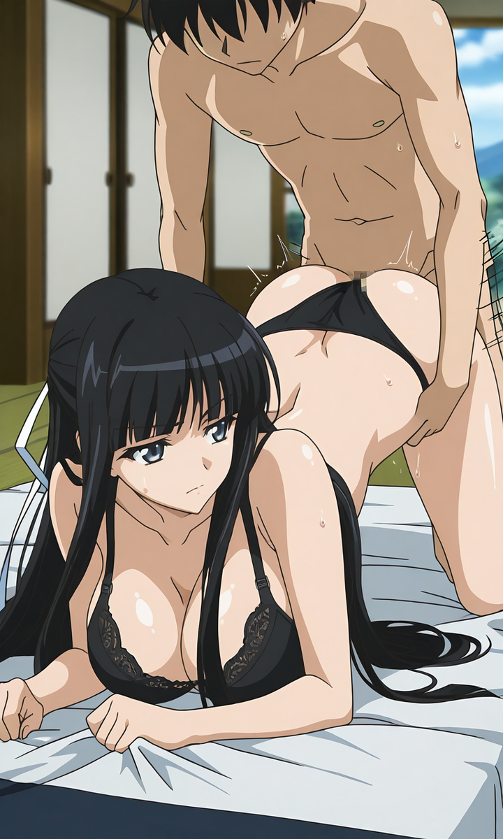 Đọc truyện hentai Tuyển tập Albums Art hentai - Chap 470 - Half-naked sex with Ichiyo-chan in a kimono