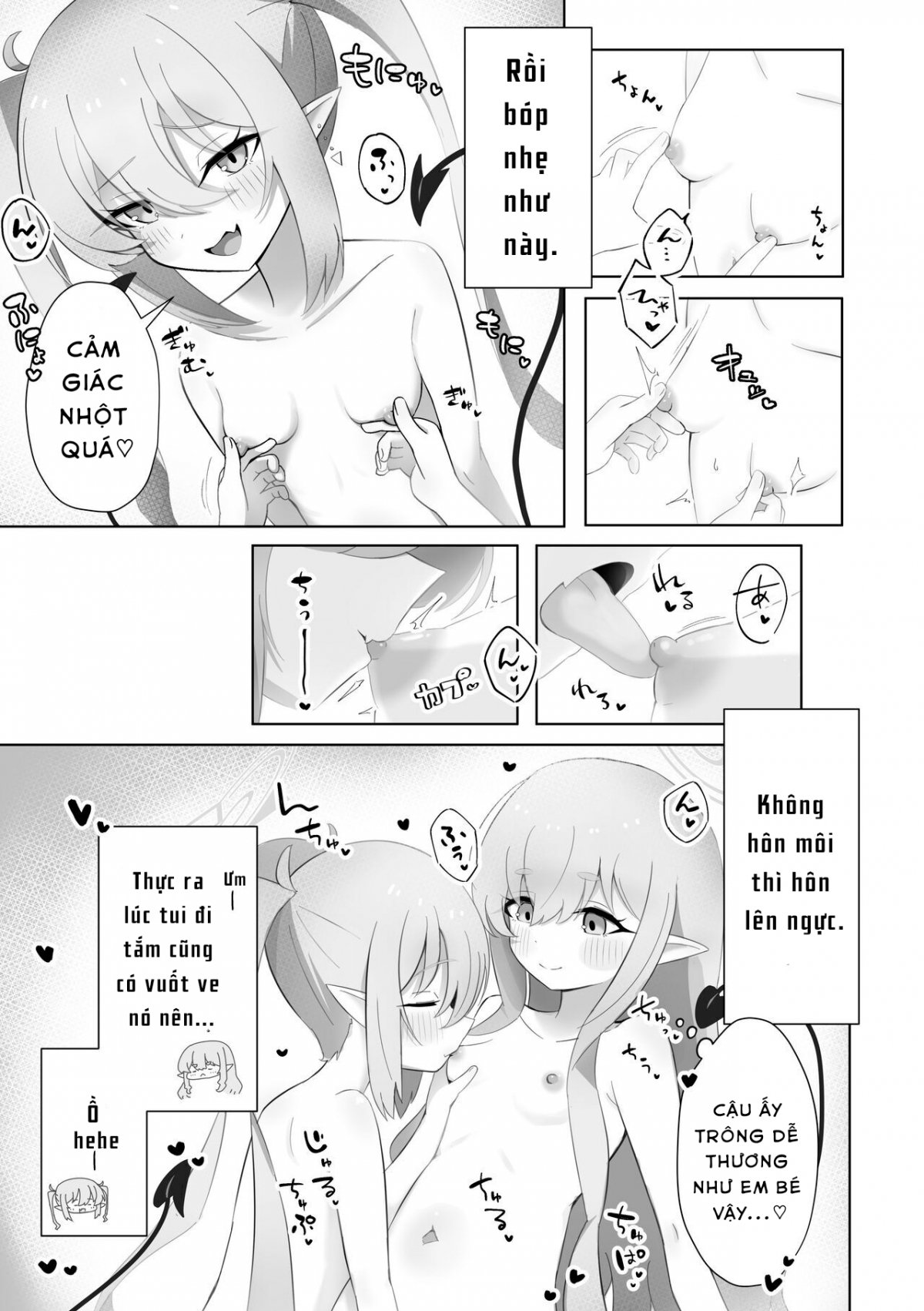 Đọc truyện hentai [Pomepome Kokuuken (Makolas)] Shuposhupo Nakayoshi Futari de Sex Gokko Hen - Oneshot ngọt