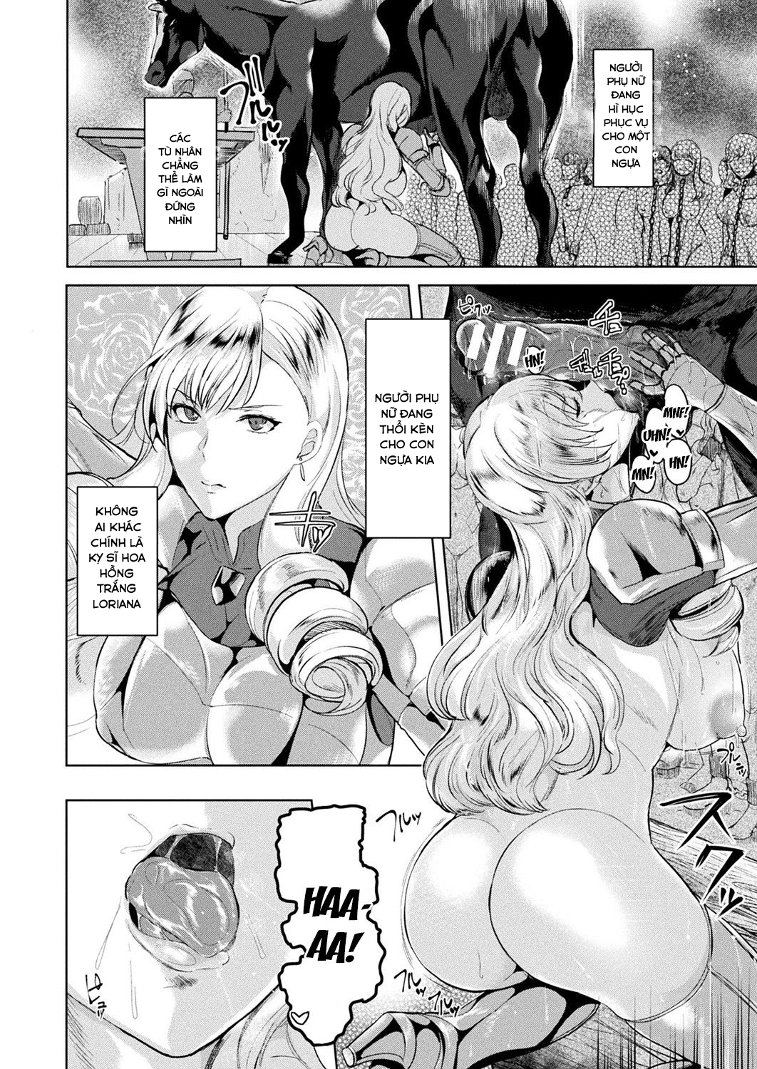 Đọc truyện hentai Shiro Bara no Kishi Loriana - Chap 2
