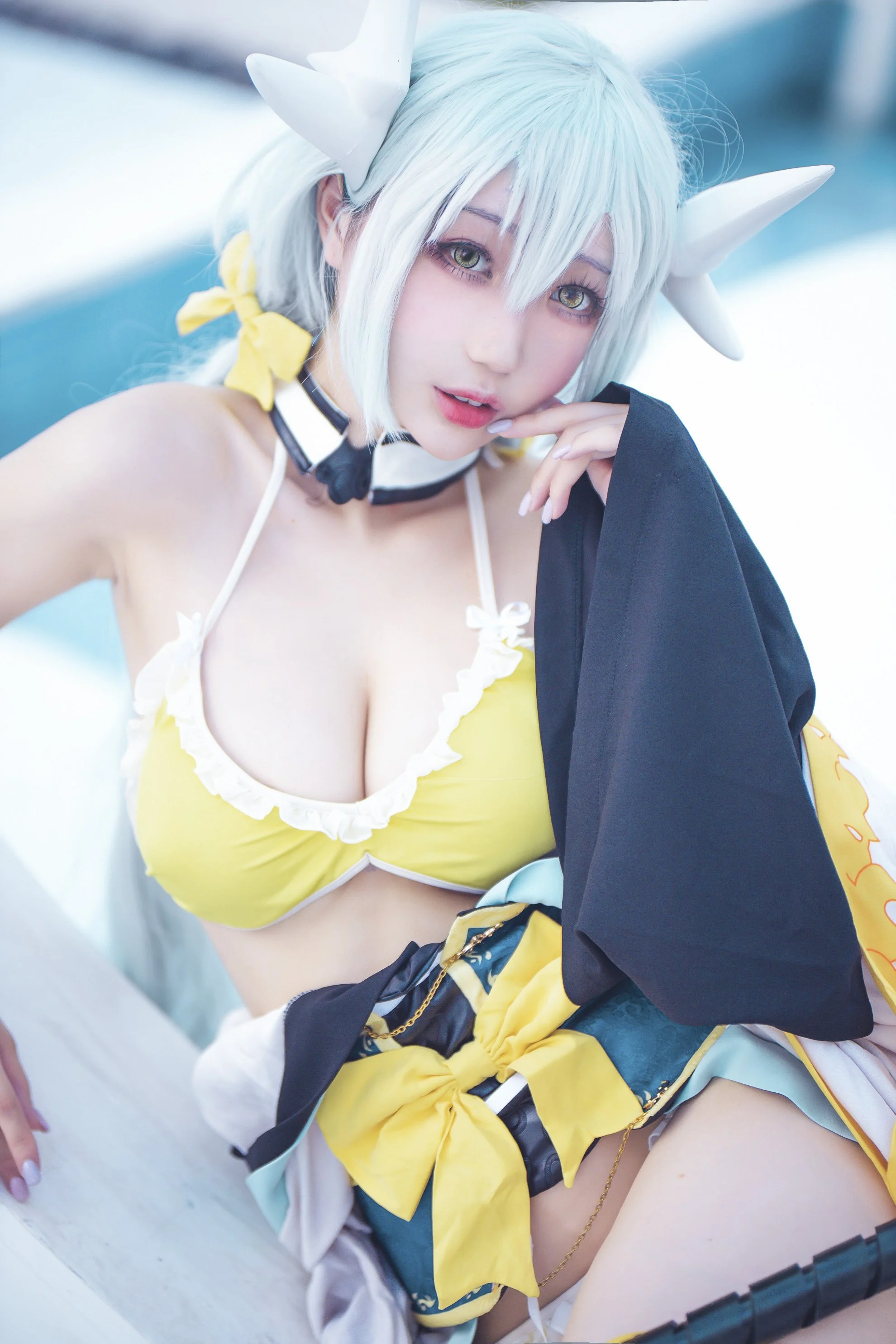 Đọc truyện hentai Tuyển tập Albums siêu phẩm Cosplay - Chap 888 - Zhou Ji is a cute rabbit NO.031 Qing Ji
