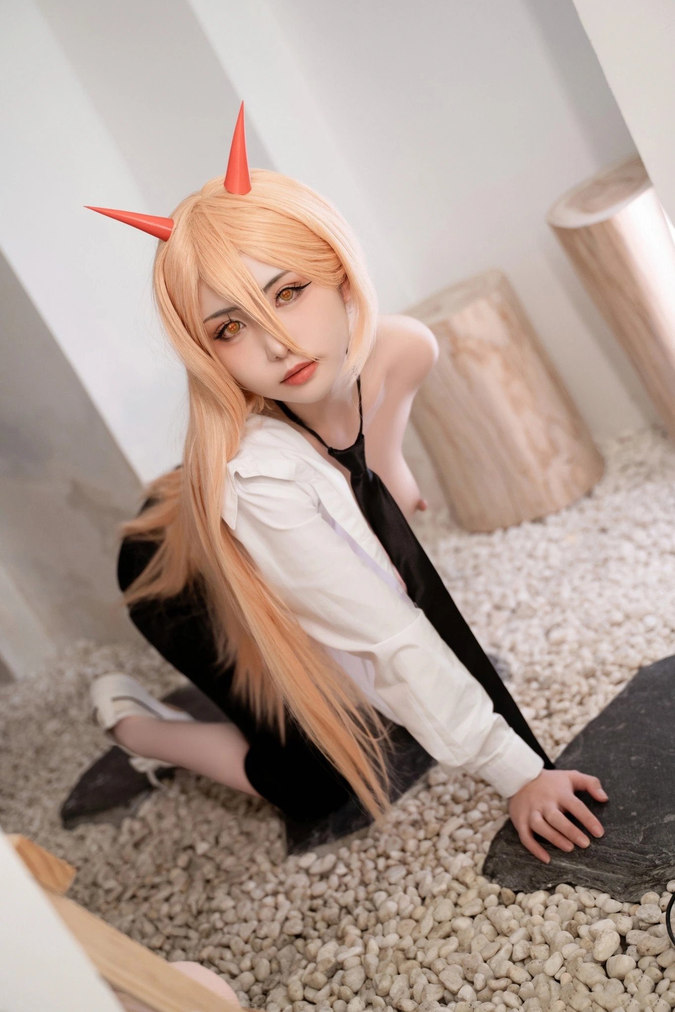 Đọc truyện hentai Tuyển tập Albums siêu phẩm Cosplay - Chap 303 - Meow Kitty - Chainsaw Man Pava