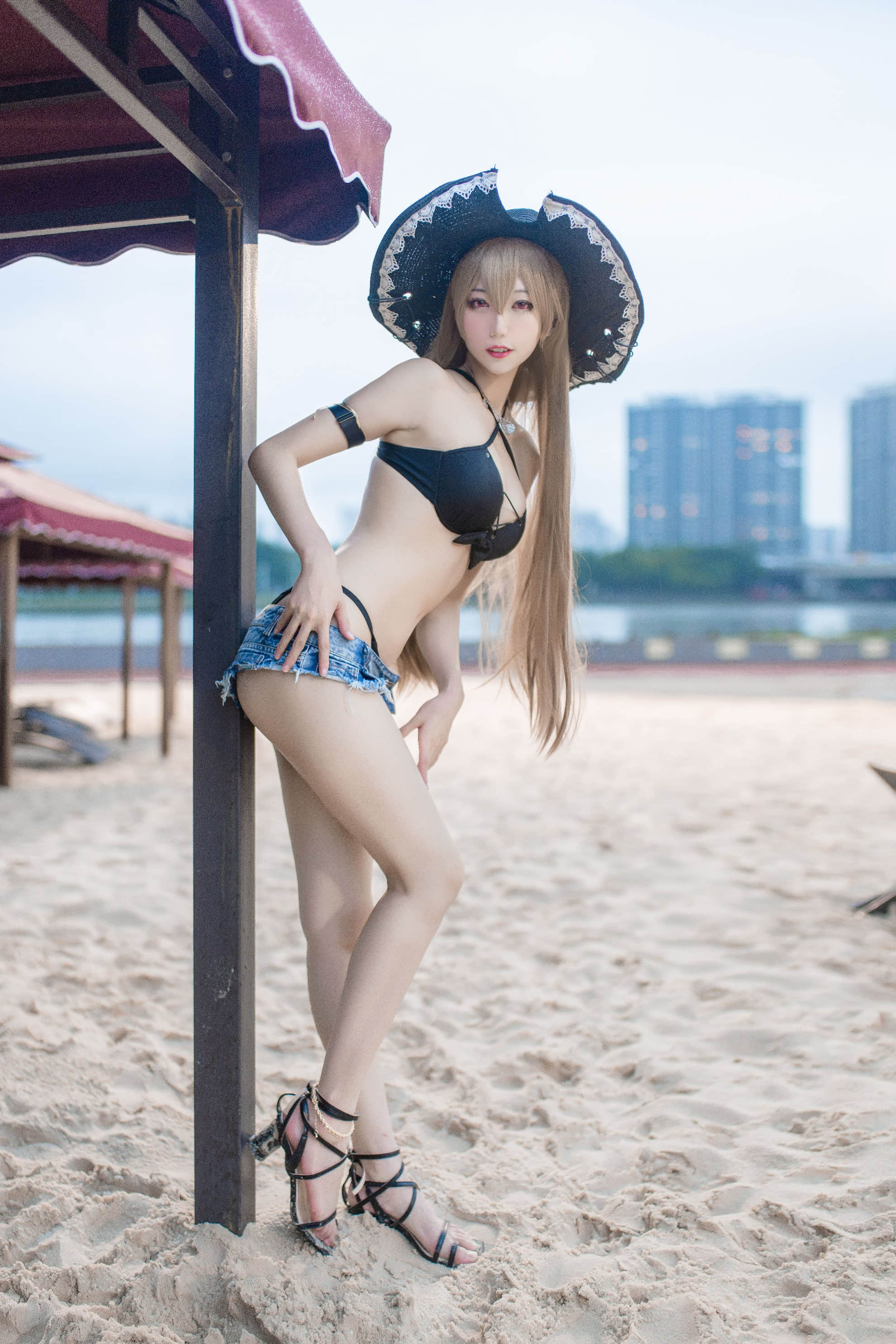 Đọc truyện hentai Tuyển tập Albums siêu phẩm Cosplay - Chap 857 - [Zhou Ji is a cute bunny] Jean Bart swimsuit (Azur Lane)