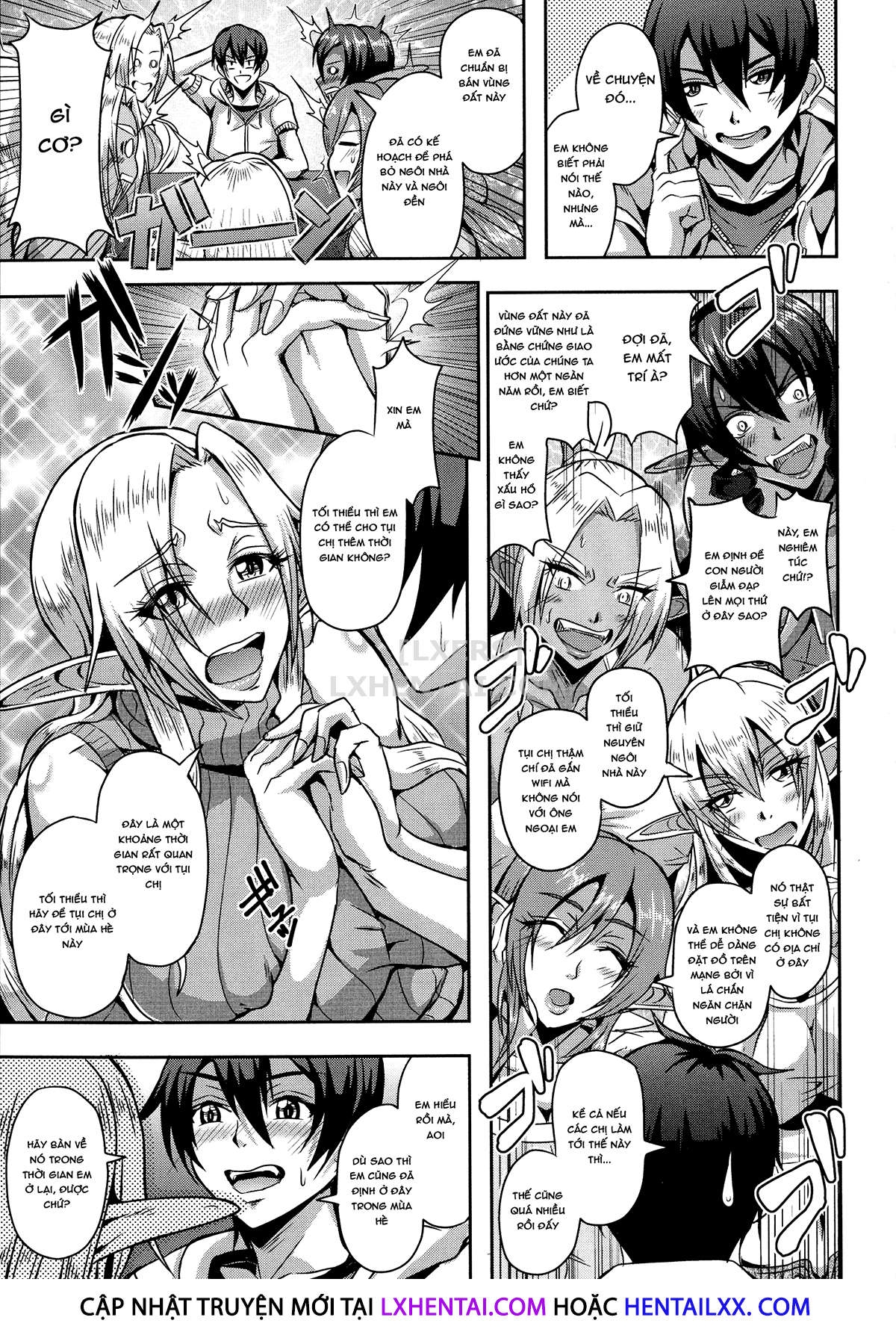 Đọc truyện hentai Elf Harem Story - Chap 1