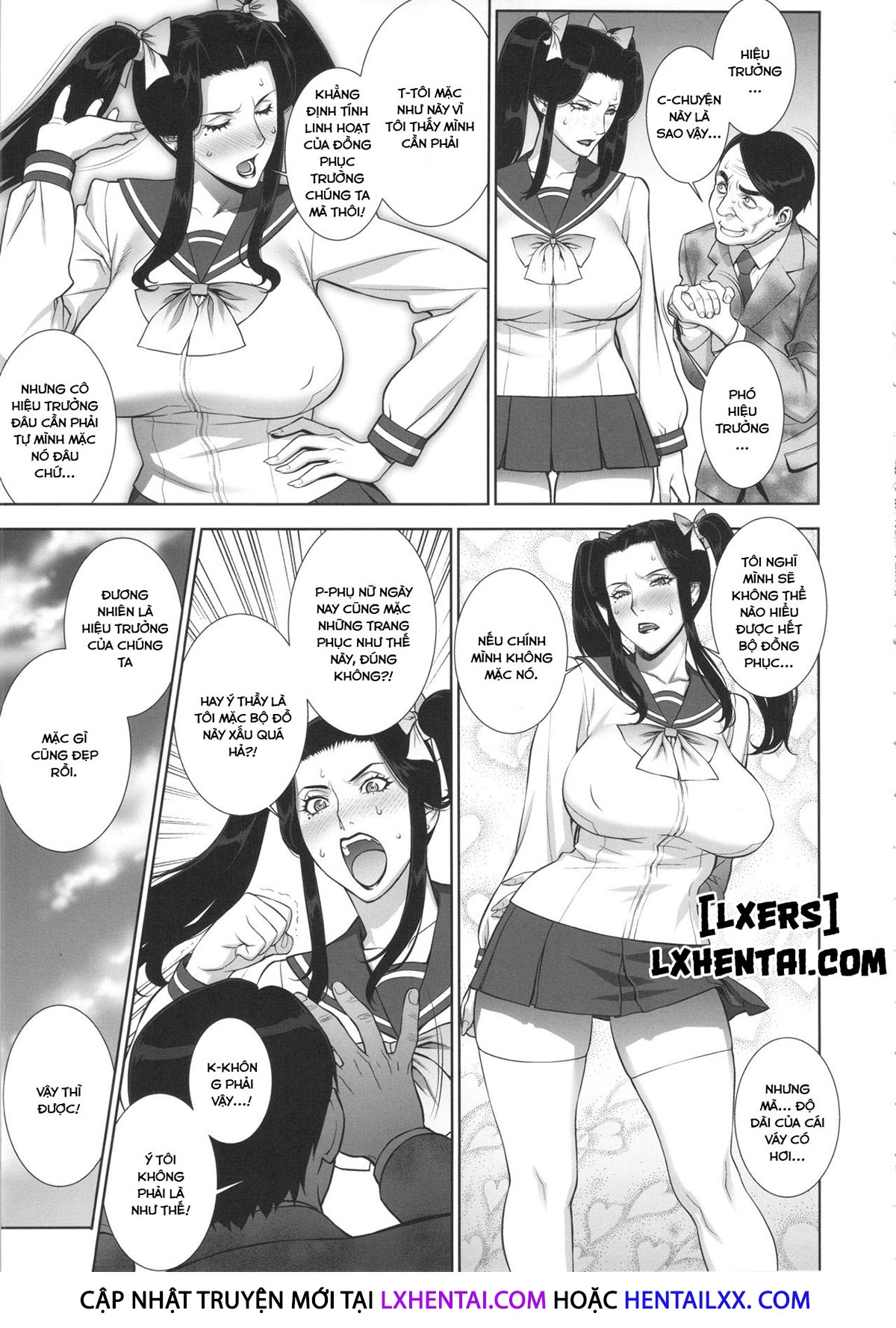 Đọc truyện hentai Etsuraku no Onna Rijichou - Chap 1