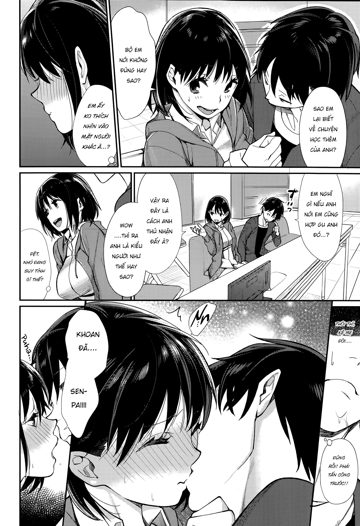 Đọc truyện hentai Nhìn em nữa đi, Senpai! - Oneshot