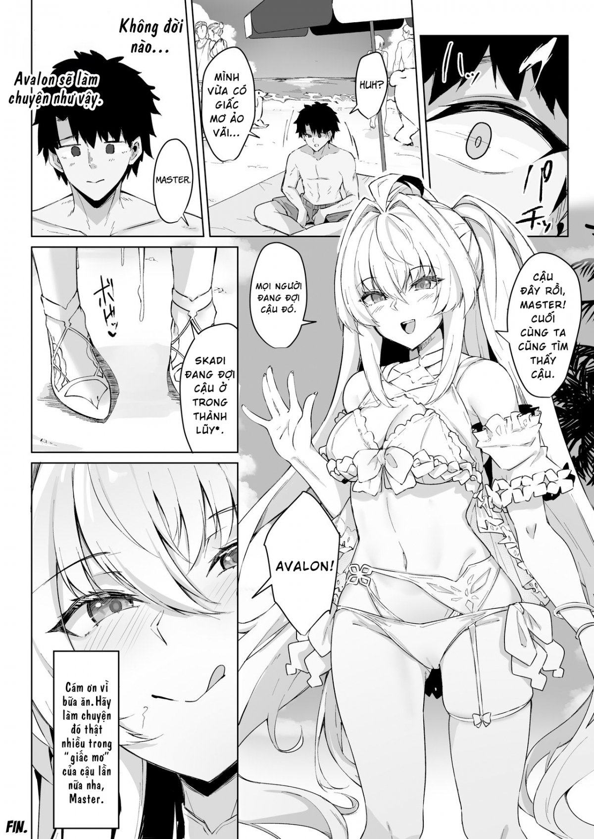 Đọc truyện hentai Chaldea Midsummer Vacation Lady ❤ Avalon Edition - Oneshot