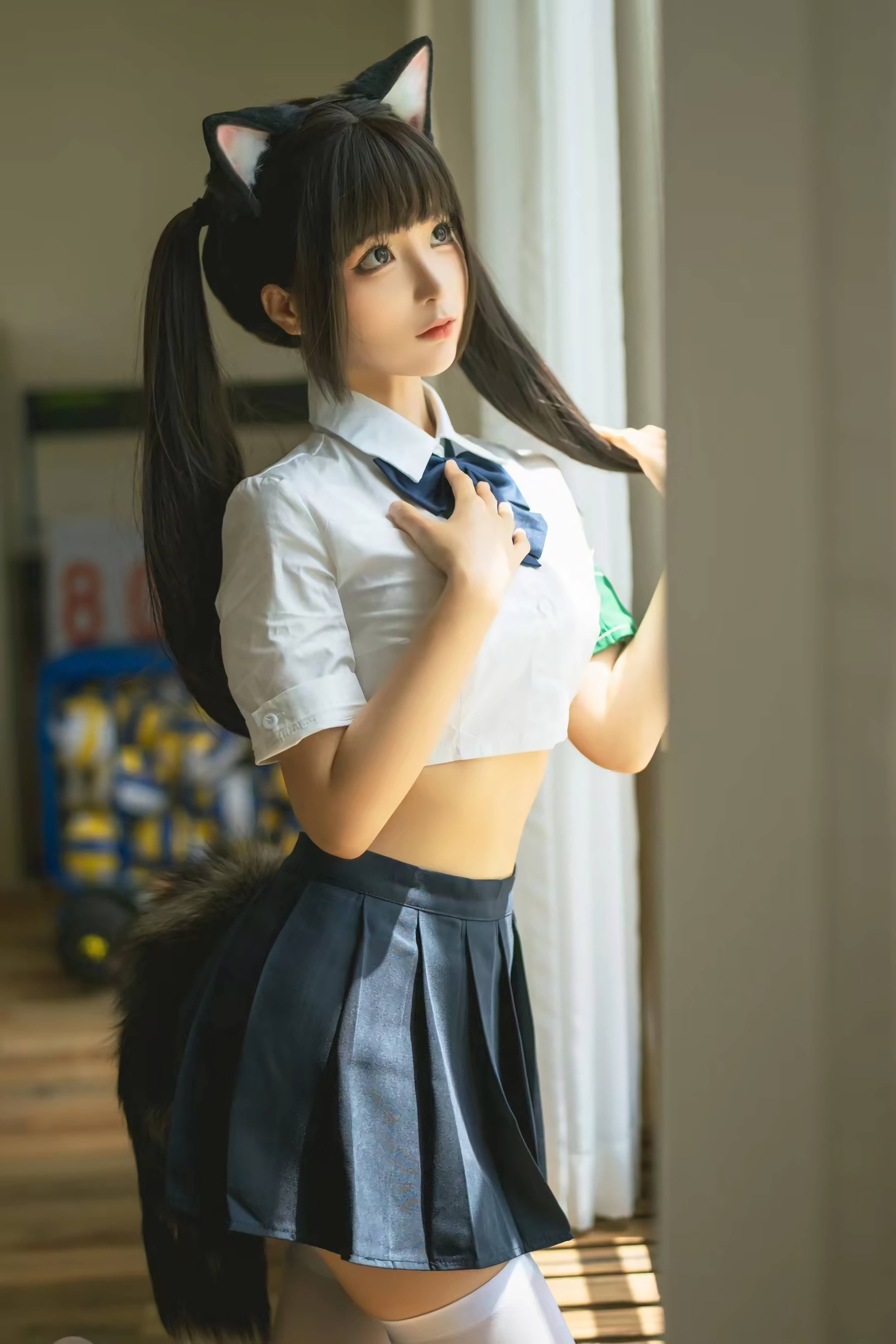 Đọc truyện hentai Tuyển tập Albums siêu phẩm Cosplay - Chap 1319 - Stupid Momo – About my junior being a catgirl