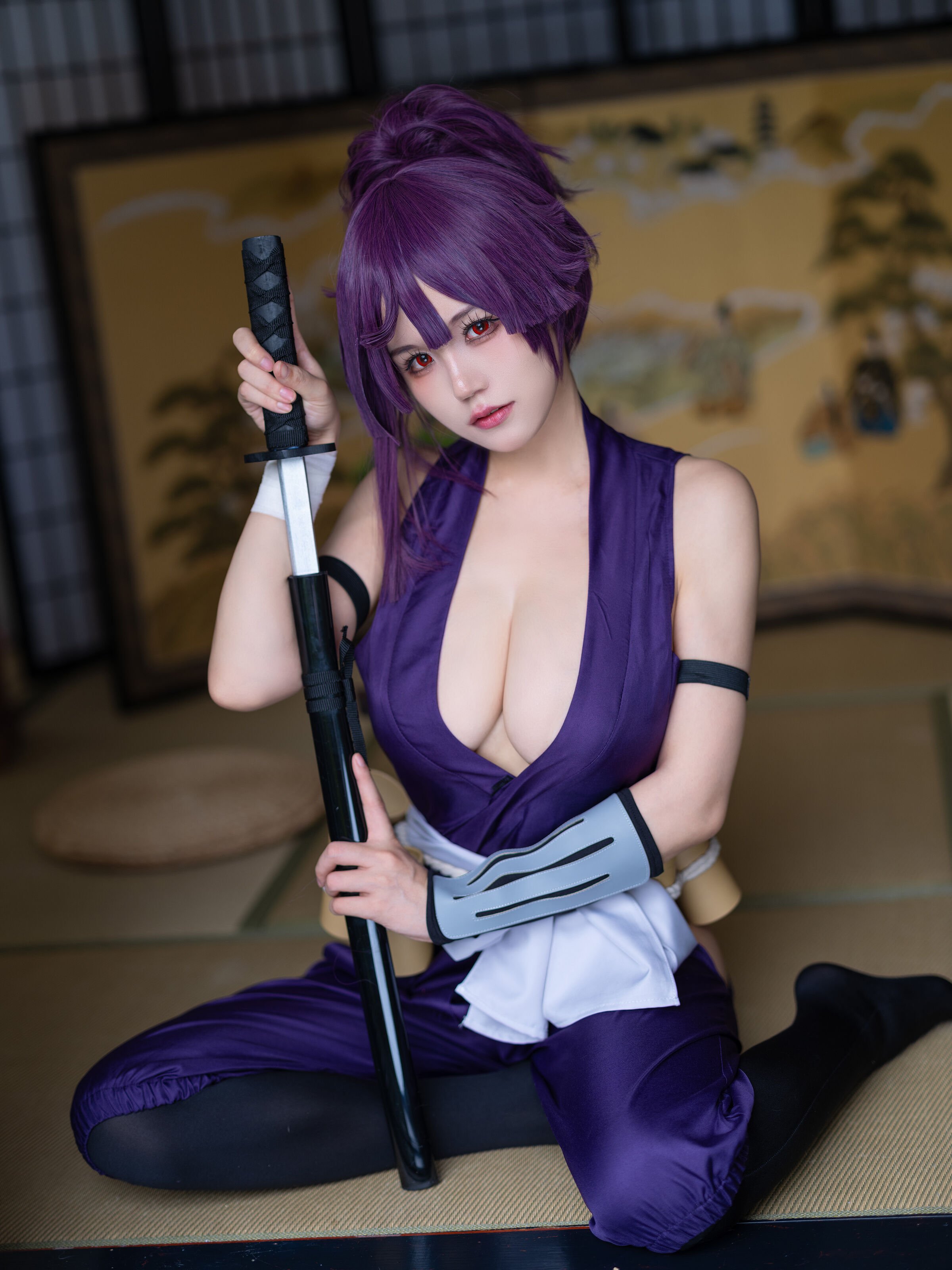 Đọc truyện hentai Tuyển tập Albums siêu phẩm Cosplay - Chap 233 - Ogura Chiyo w - Yuzuriha hell raku gang